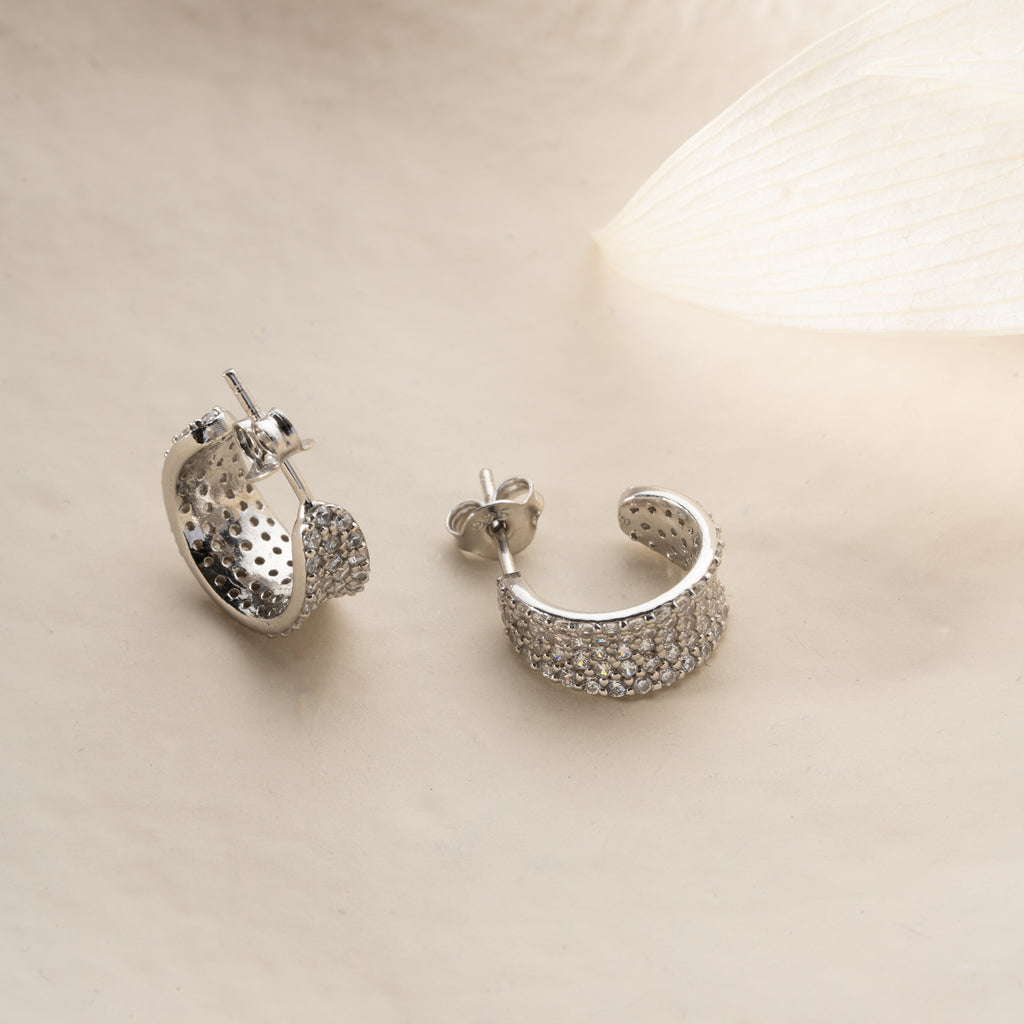 LEDA ÖRHÄNGEN | 925 SILVER