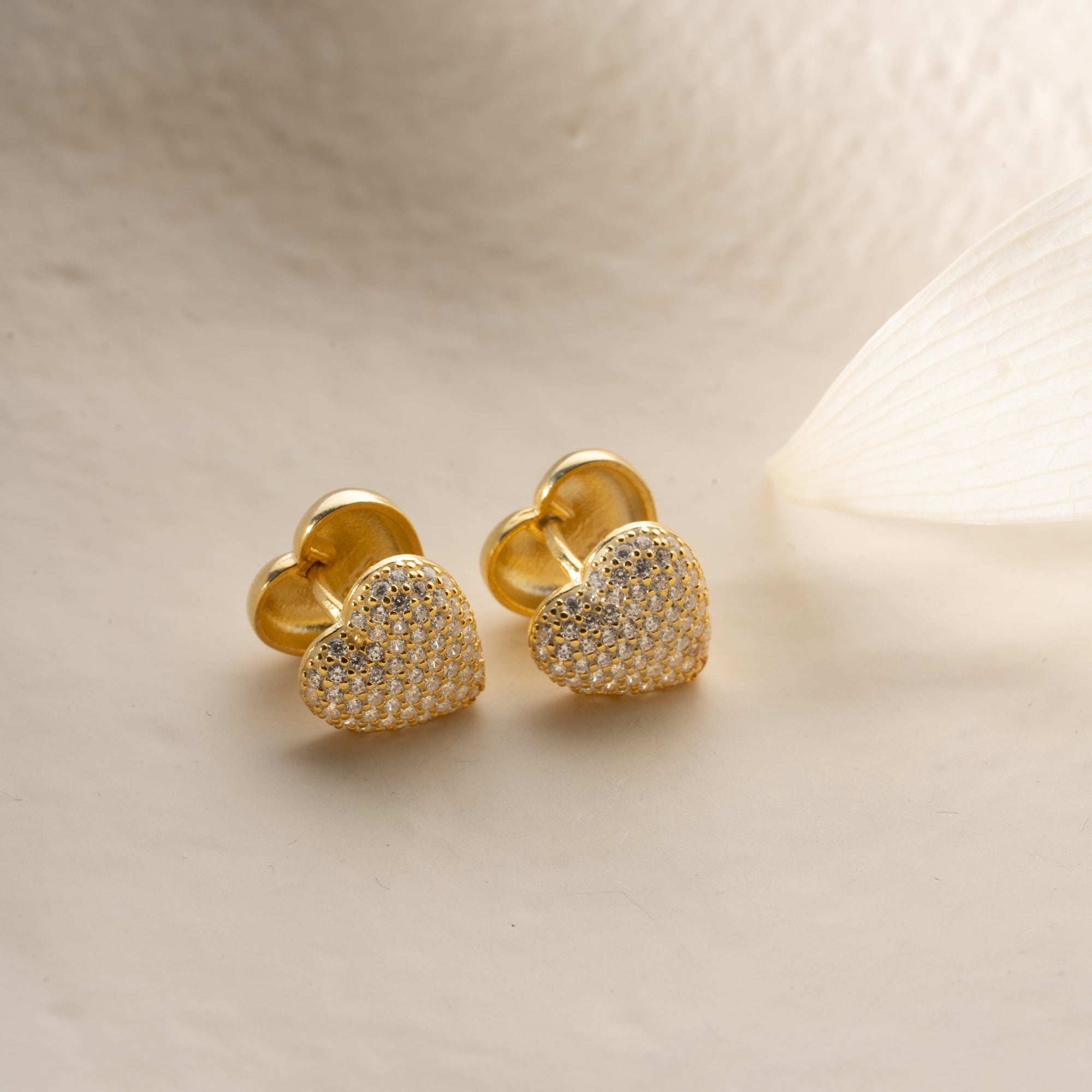 MIA HJÄRTA ÖRHÄNGEN | 925 SILVER