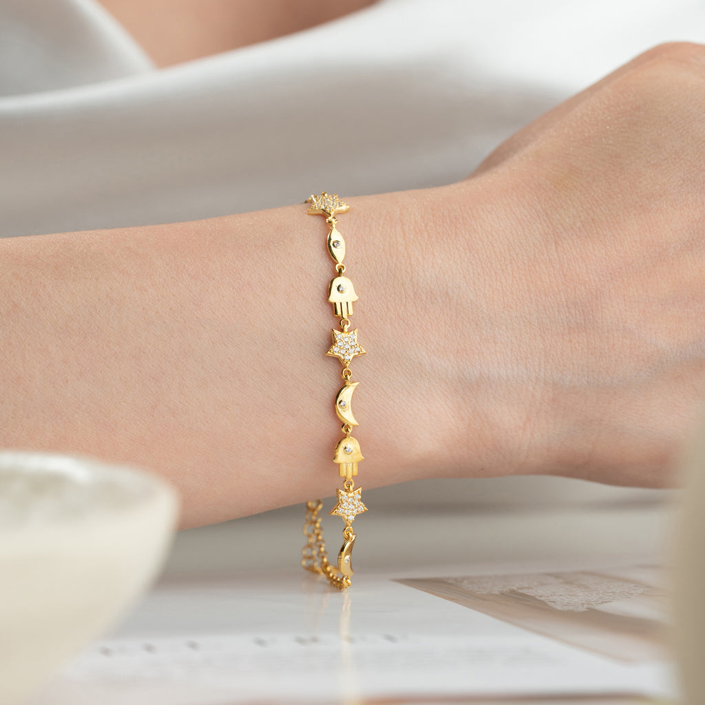 MINI NYX CHARM-ARMBAND | 925 SILVER