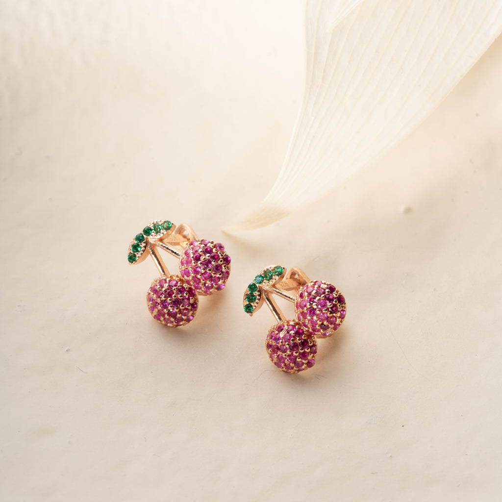 KÖRSBÄR ÖHANGEN | 925 SILVER