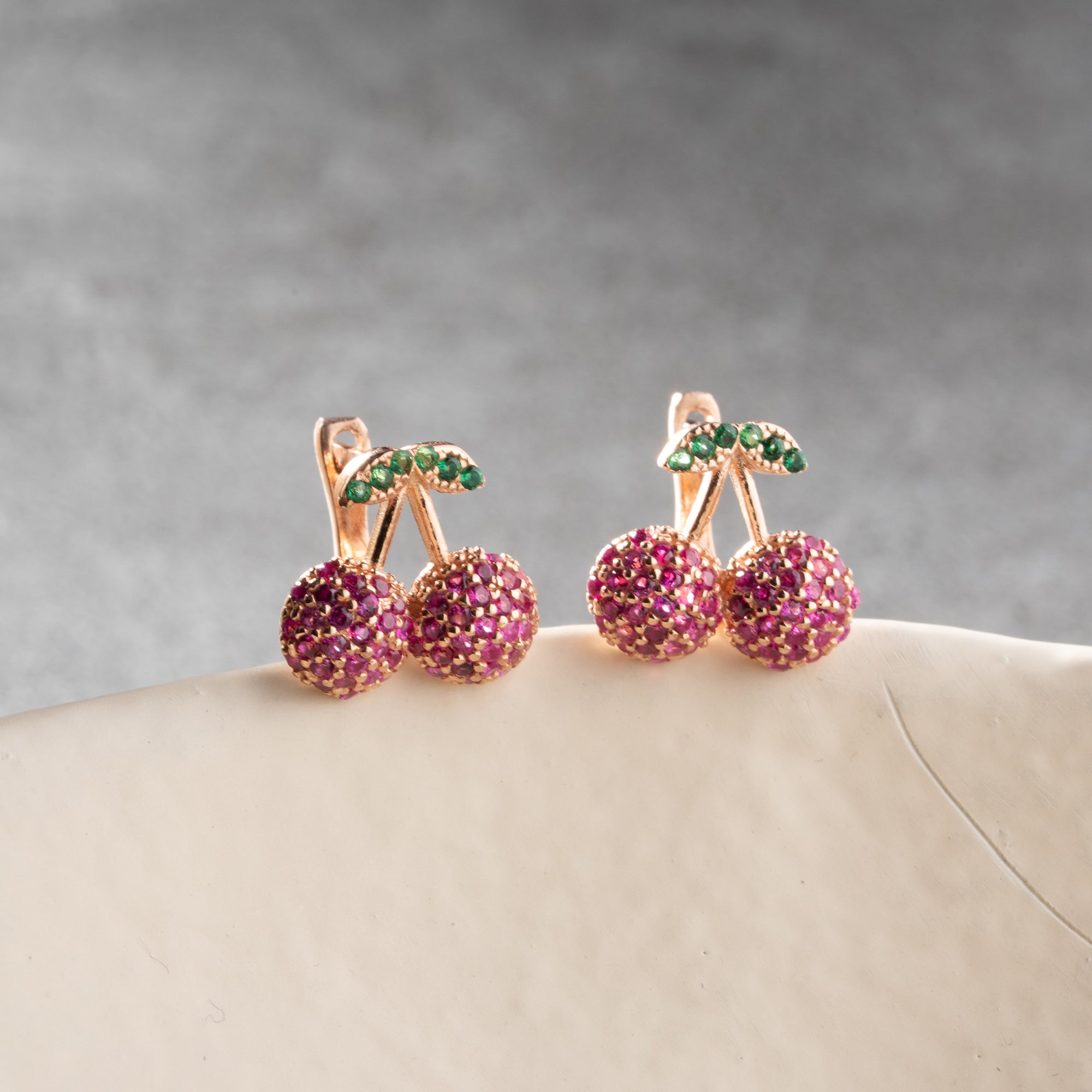 KÖRSBÄR ÖHANGEN | 925 SILVER