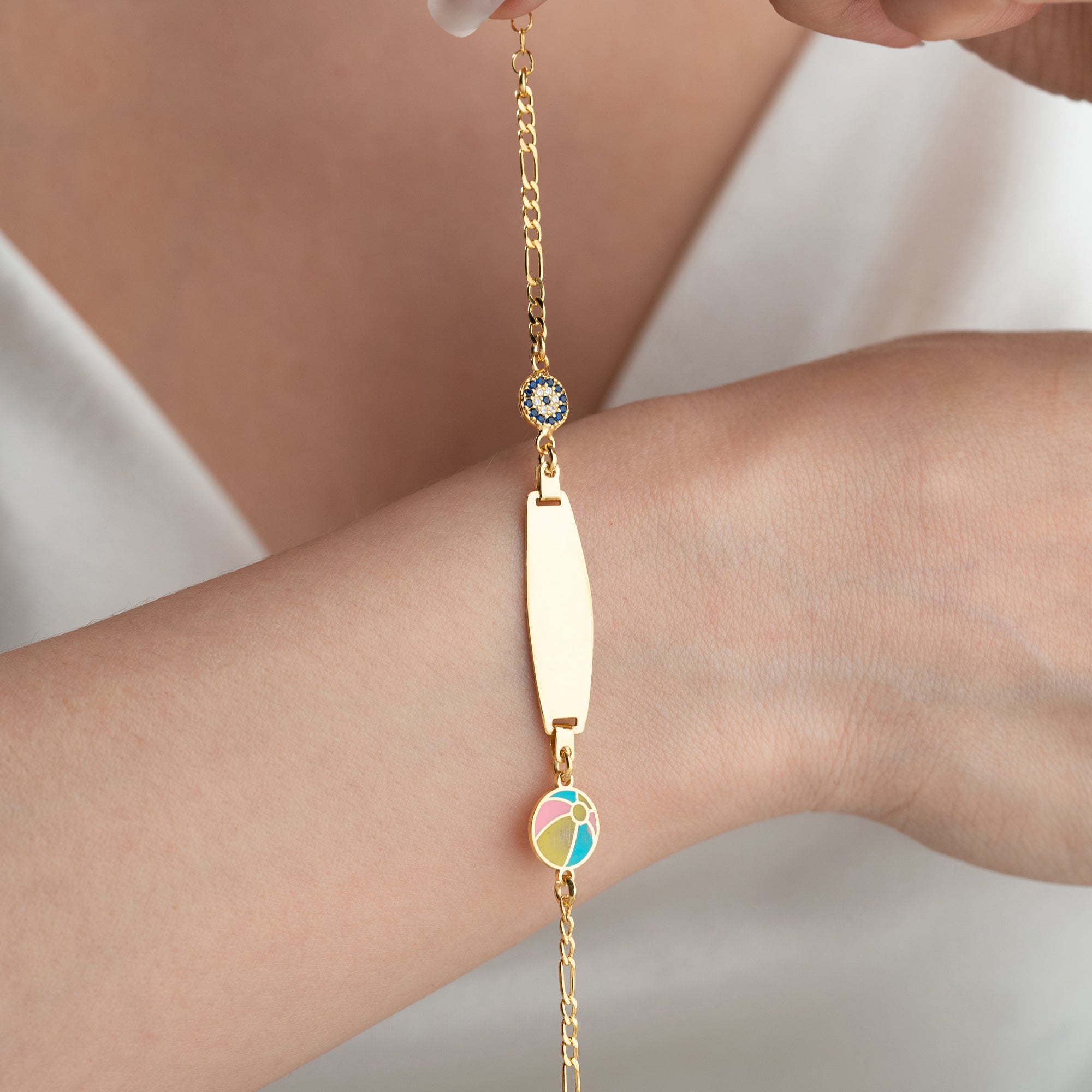 BALLONG NAZAR BARN ARMBAND | 925 SILVER