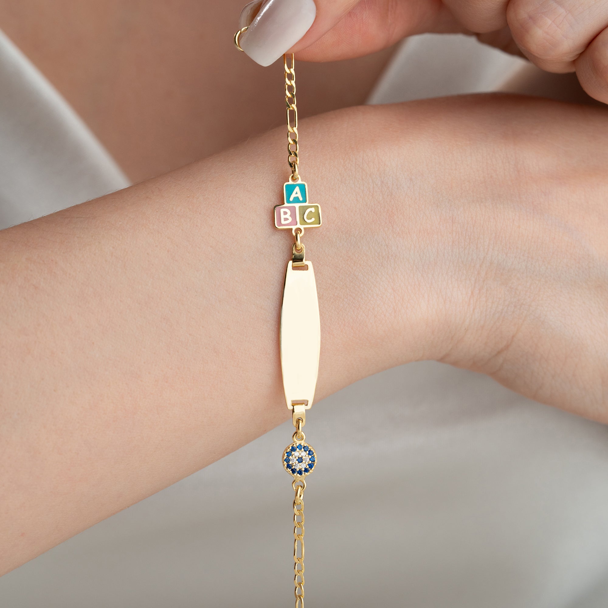 ABC NAZAR-ARMBAND | 925 SILVER