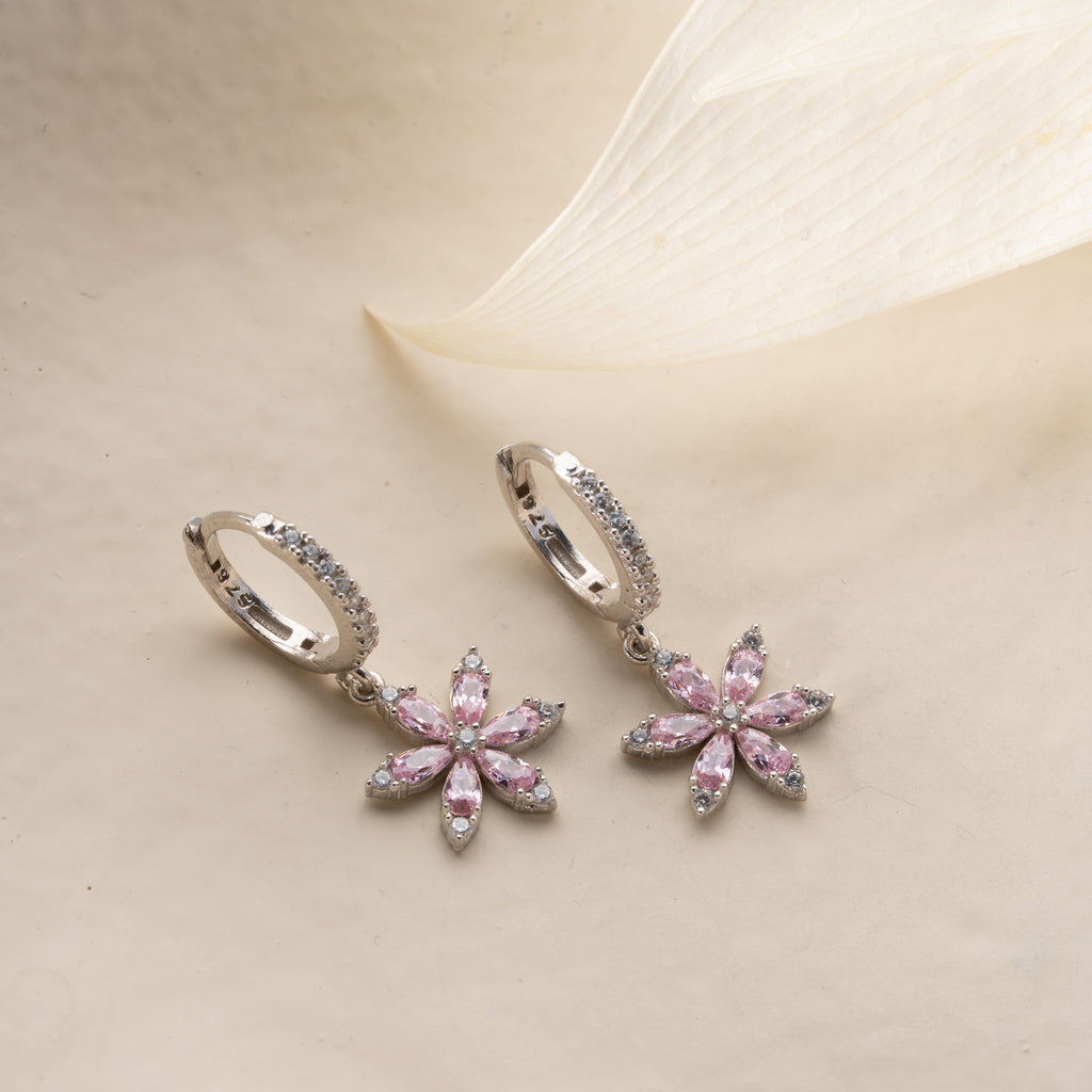 ROSA POLARIS ÖRONHÄNGAR | 925 SILVER