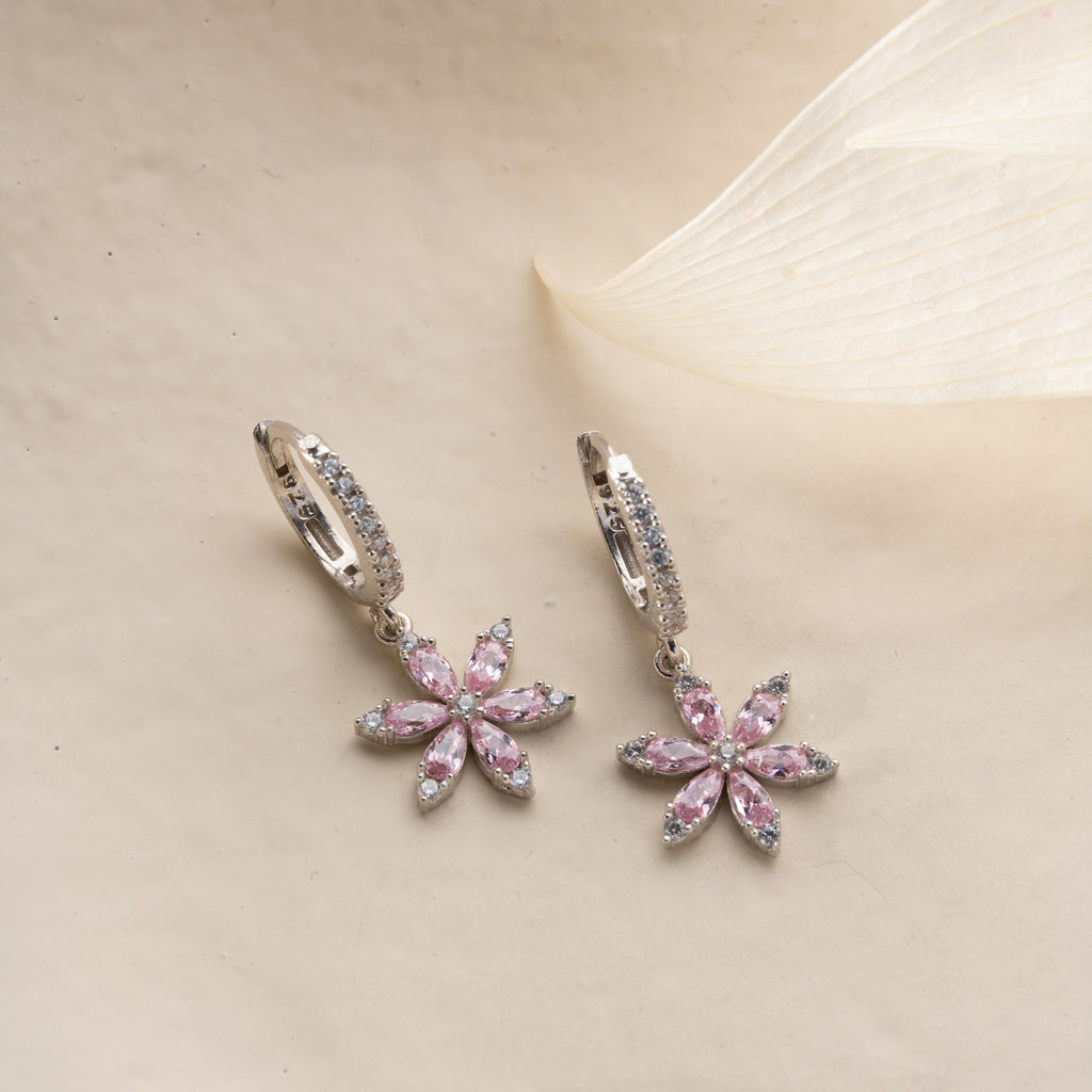 ROSA POLARIS ÖRONHÄNGAR | 925 SILVER