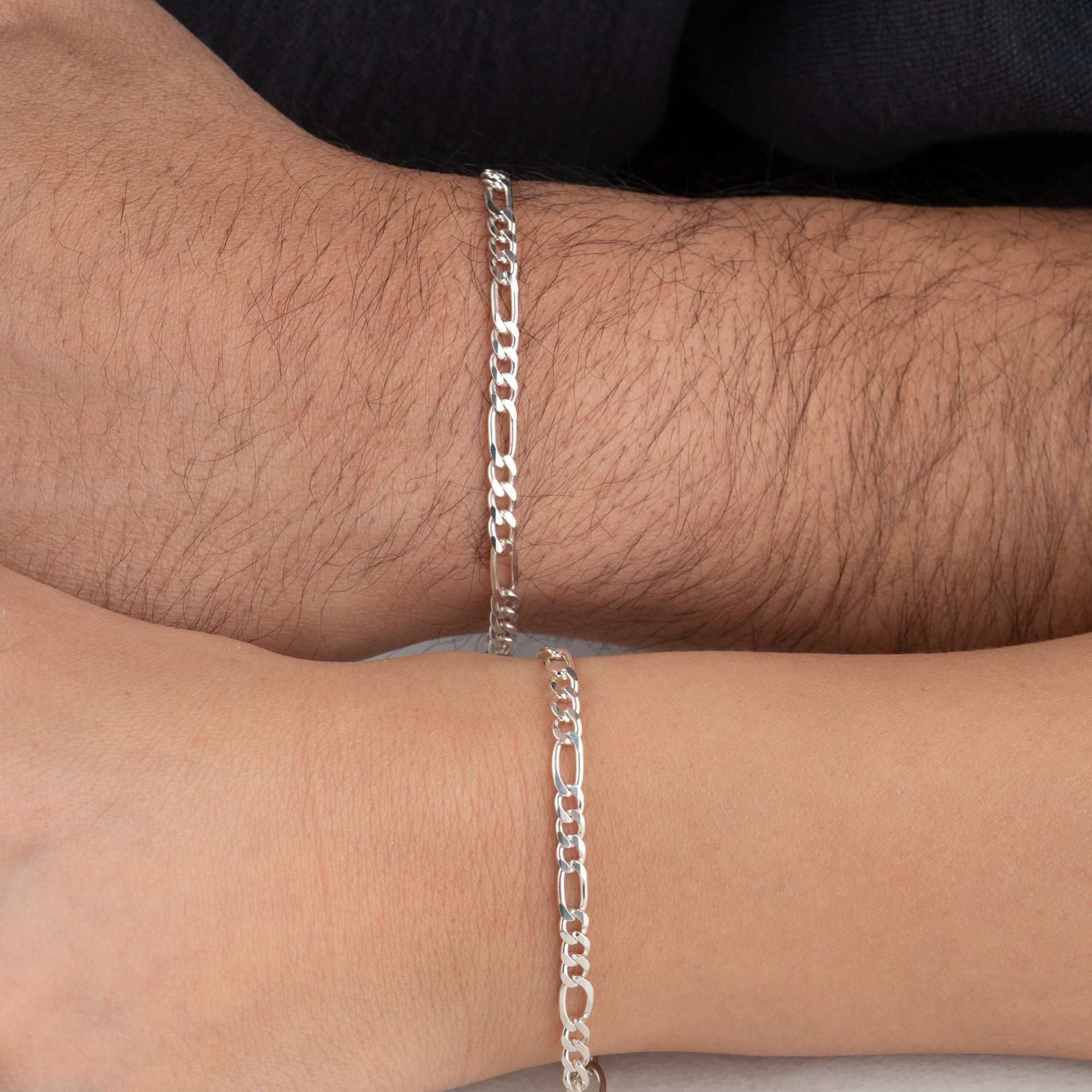 FIGARO BOKSTÄVER BASIC PARTNERARMBAND | 925 SILVER