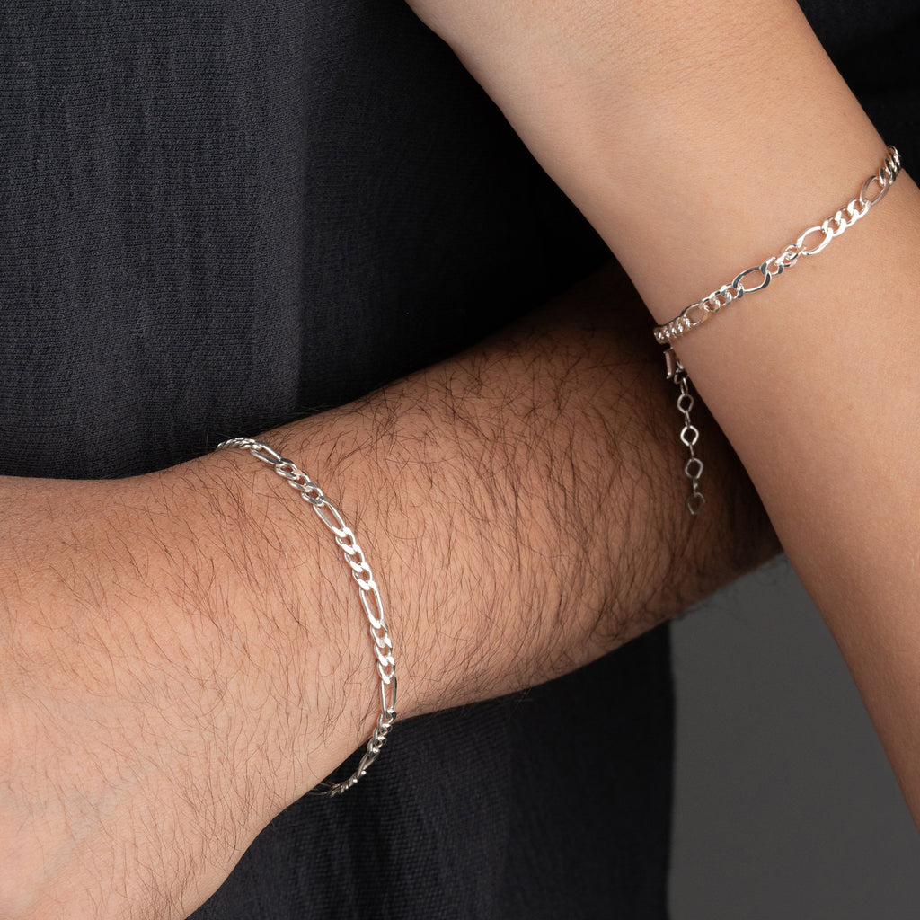 FIGARO BOKSTÄVER BASIC PARTNERARMBAND | 925 SILVER