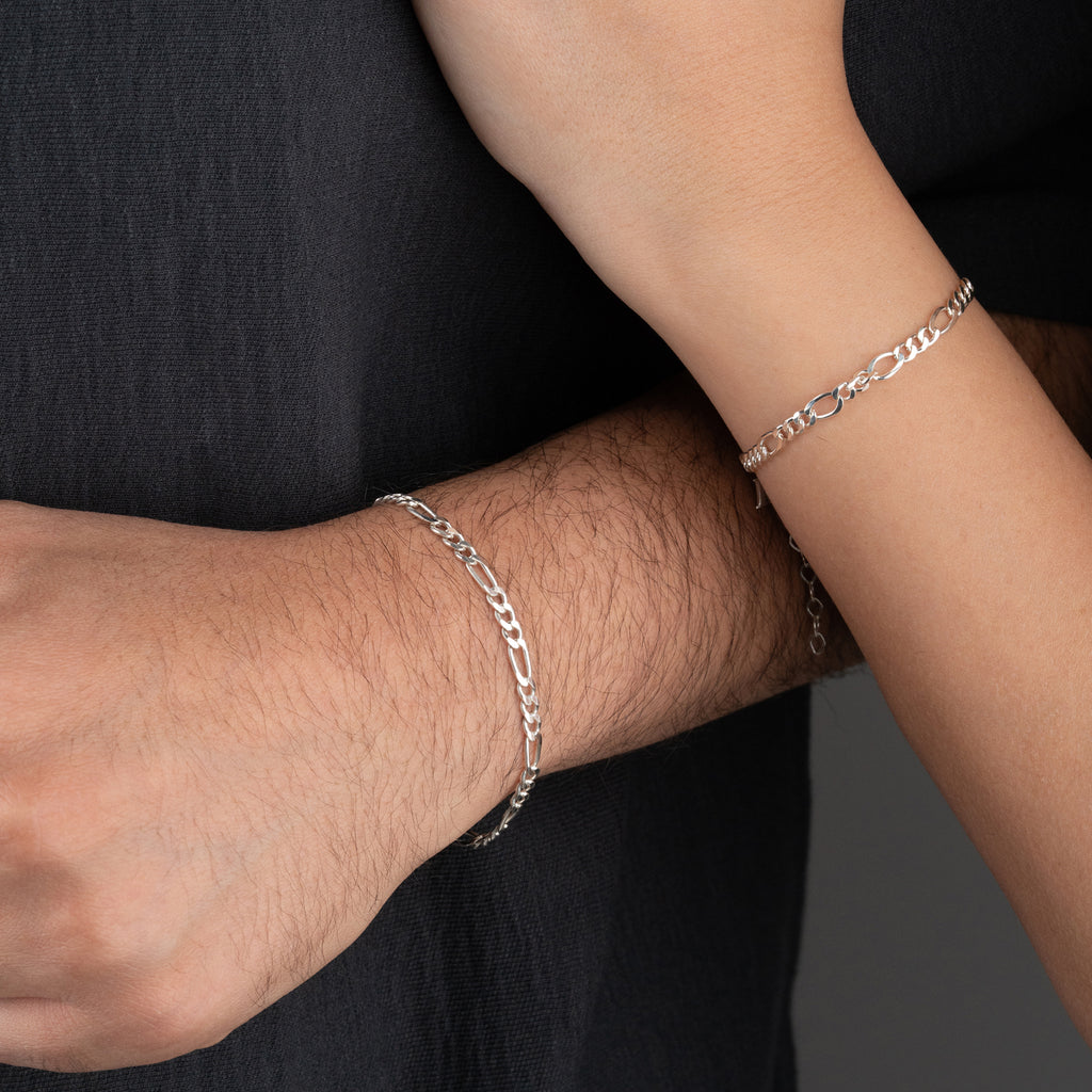 FIGARO BOKSTÄVER BASIC PARTNERARMBAND | 925 SILVER