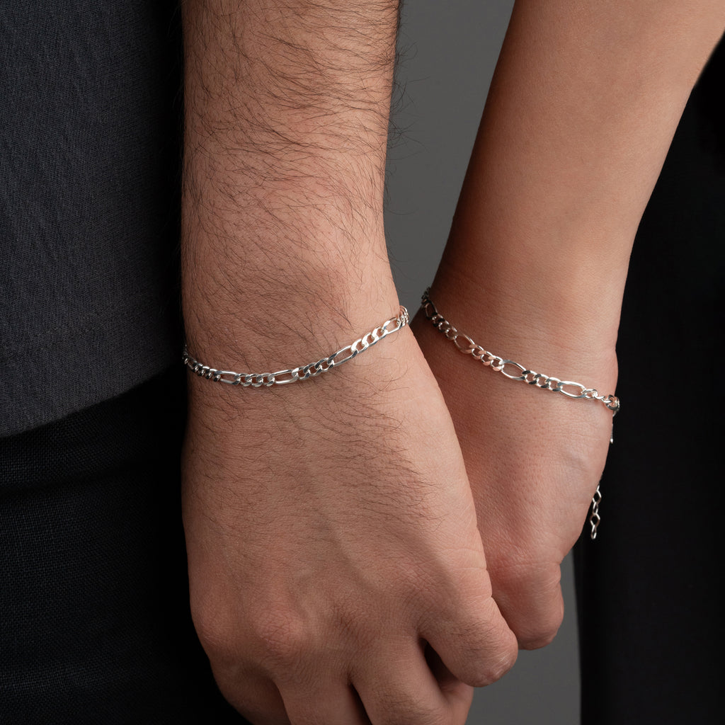 FIGARO BOKSTÄVER BASIC PARTNERARMBAND | 925 SILVER