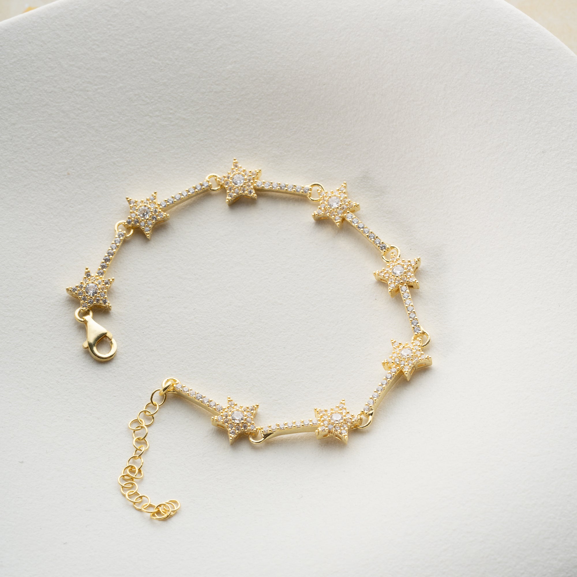 Armband med isstjärna | 925 silver