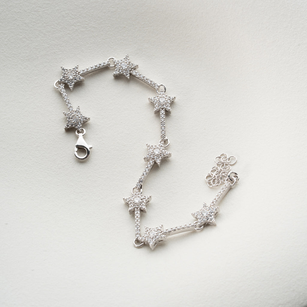 Armband med isstjärna | 925 silver