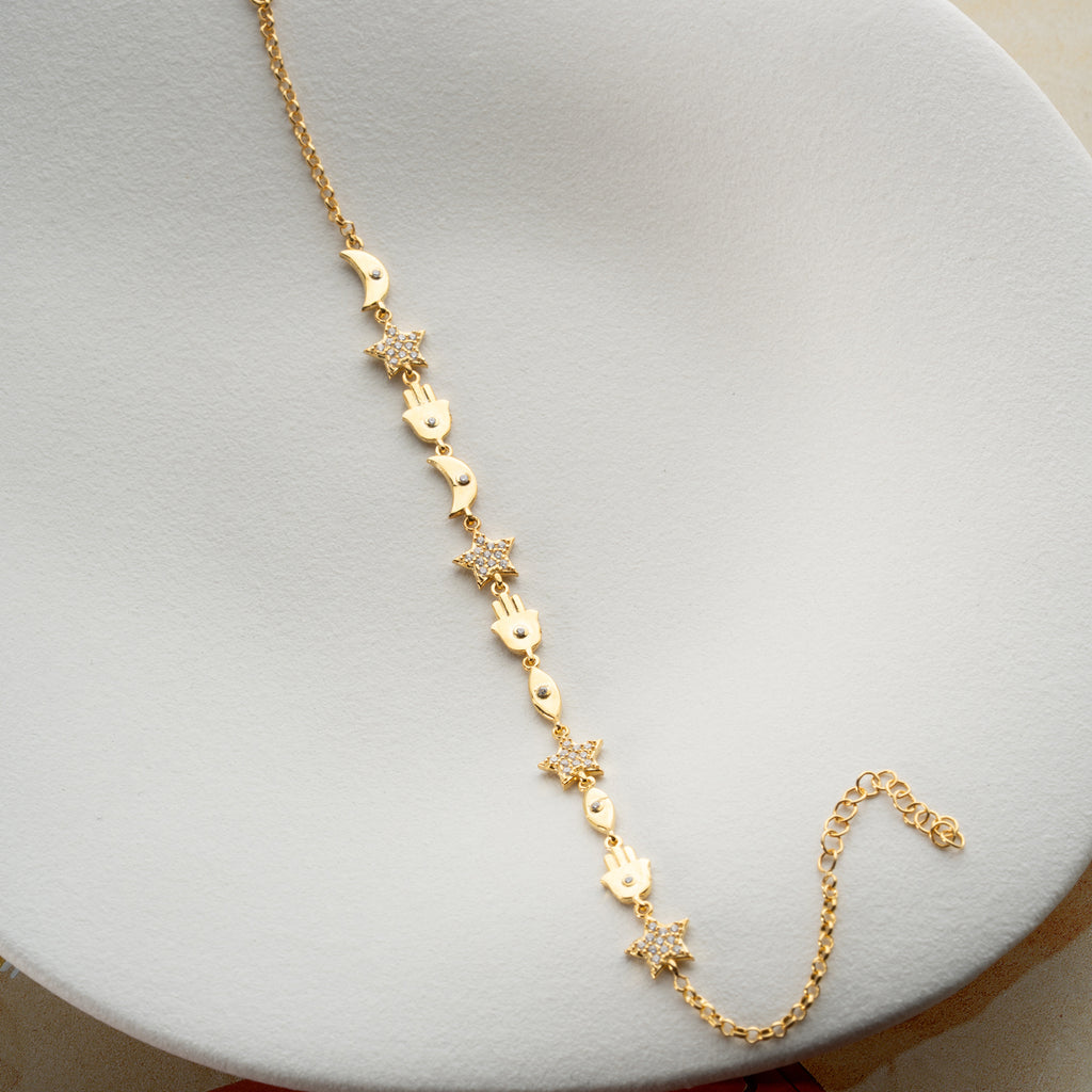 MINI NYX CHARM-ARMBAND | 925 SILVER