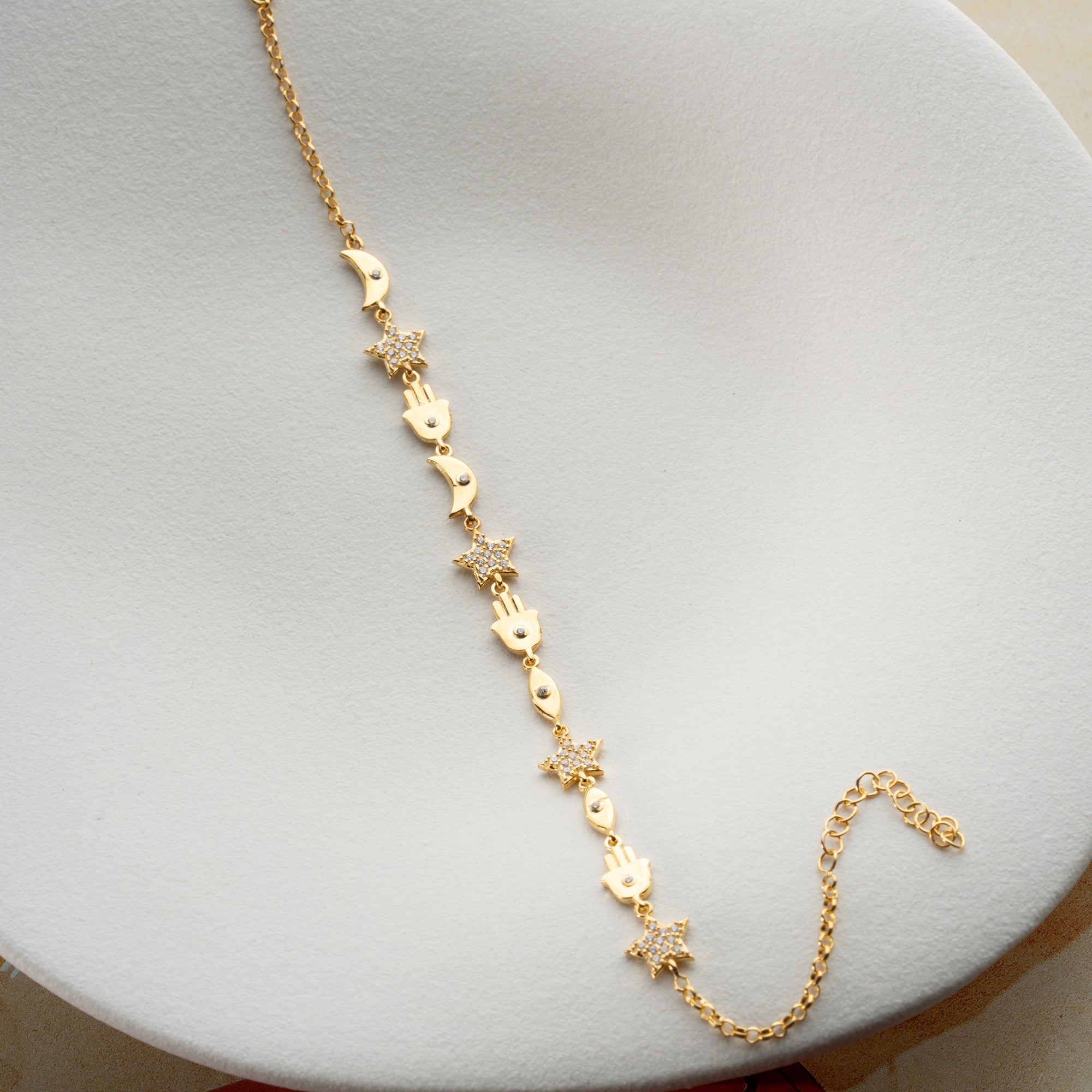 MINI NYX CHARM-ARMBAND | 925 SILVER