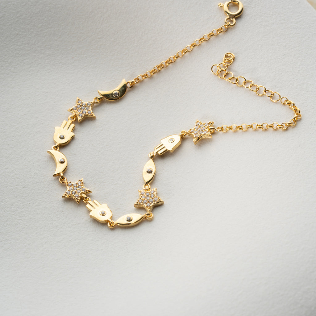 MINI NYX CHARM-ARMBAND | 925 SILVER