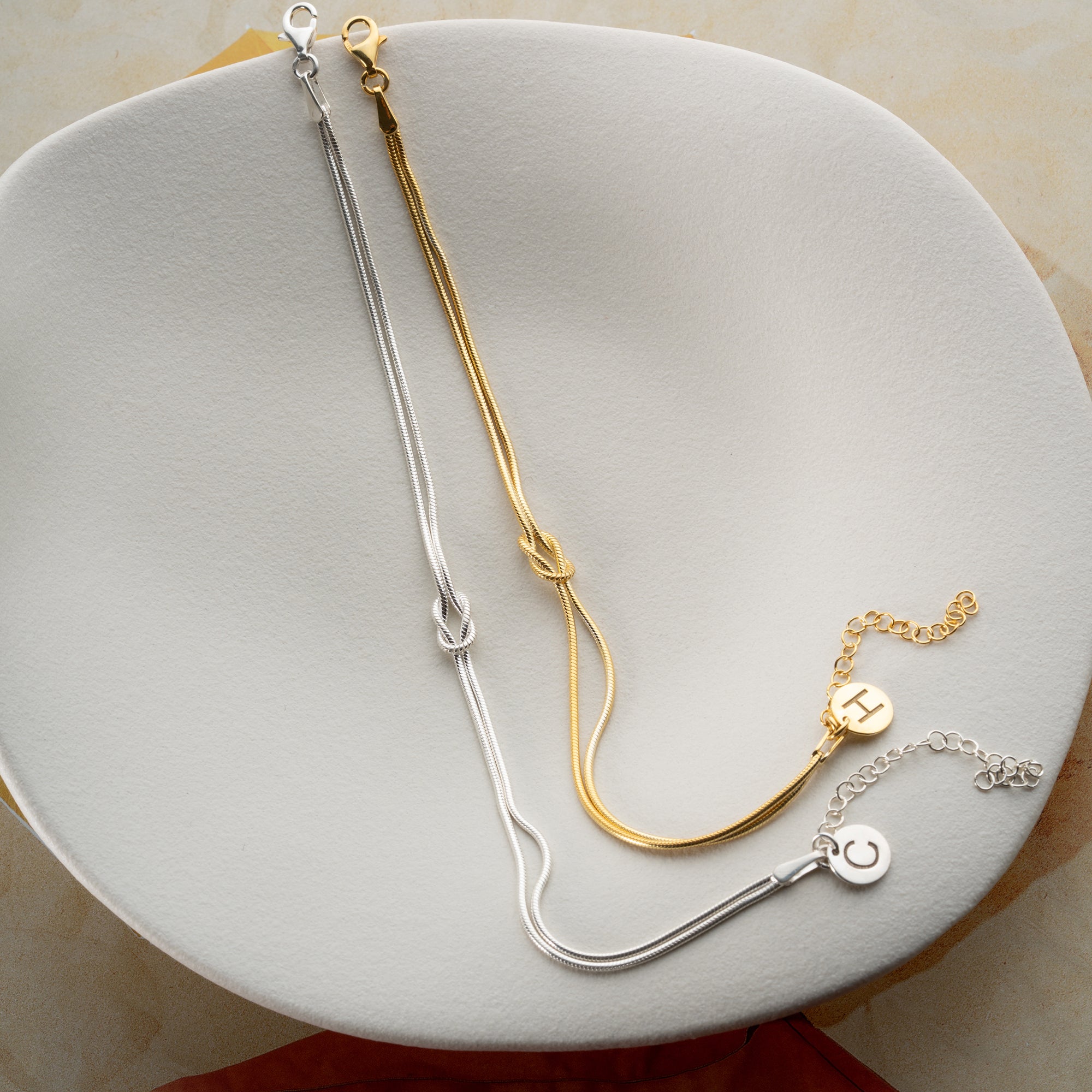 PAR INIFINITY INITIALPLATTAR | 925 SILVER