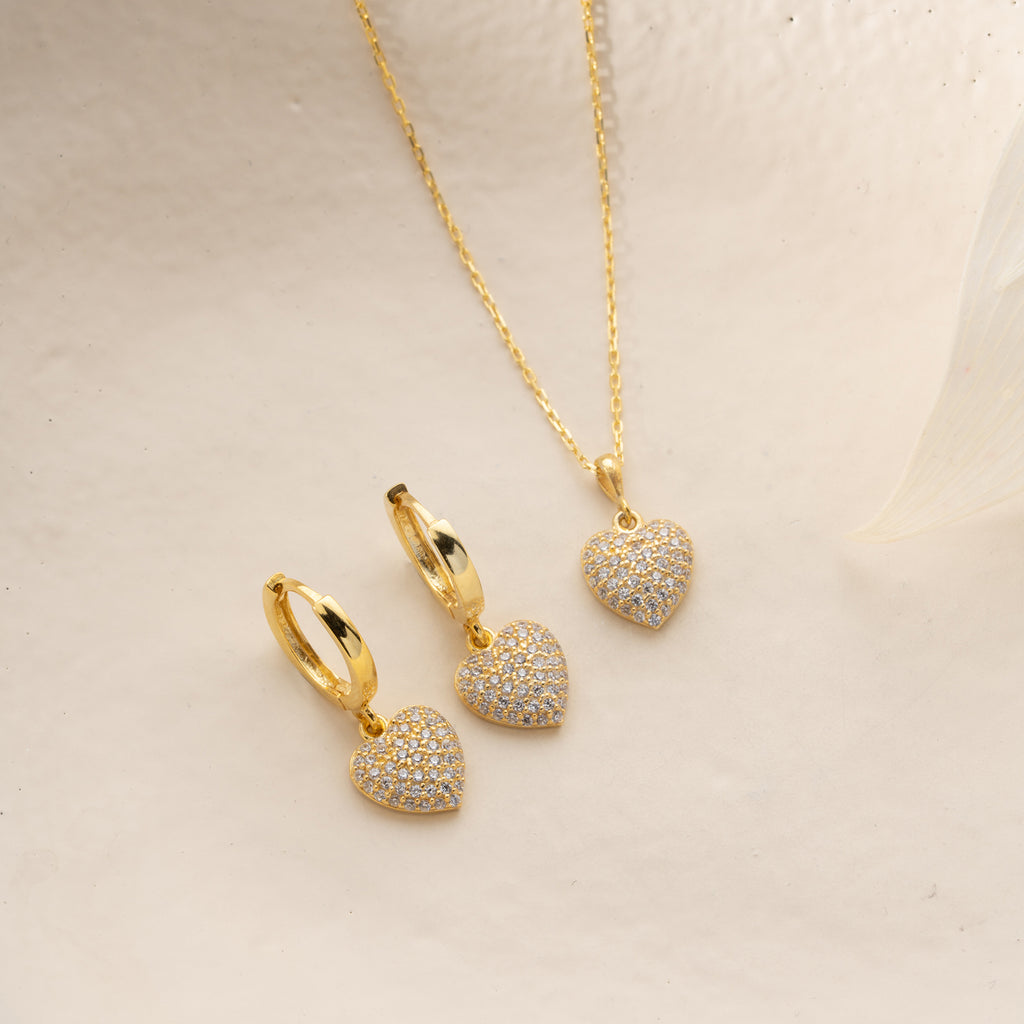 HJÄRTA-SET | 925 SILVER