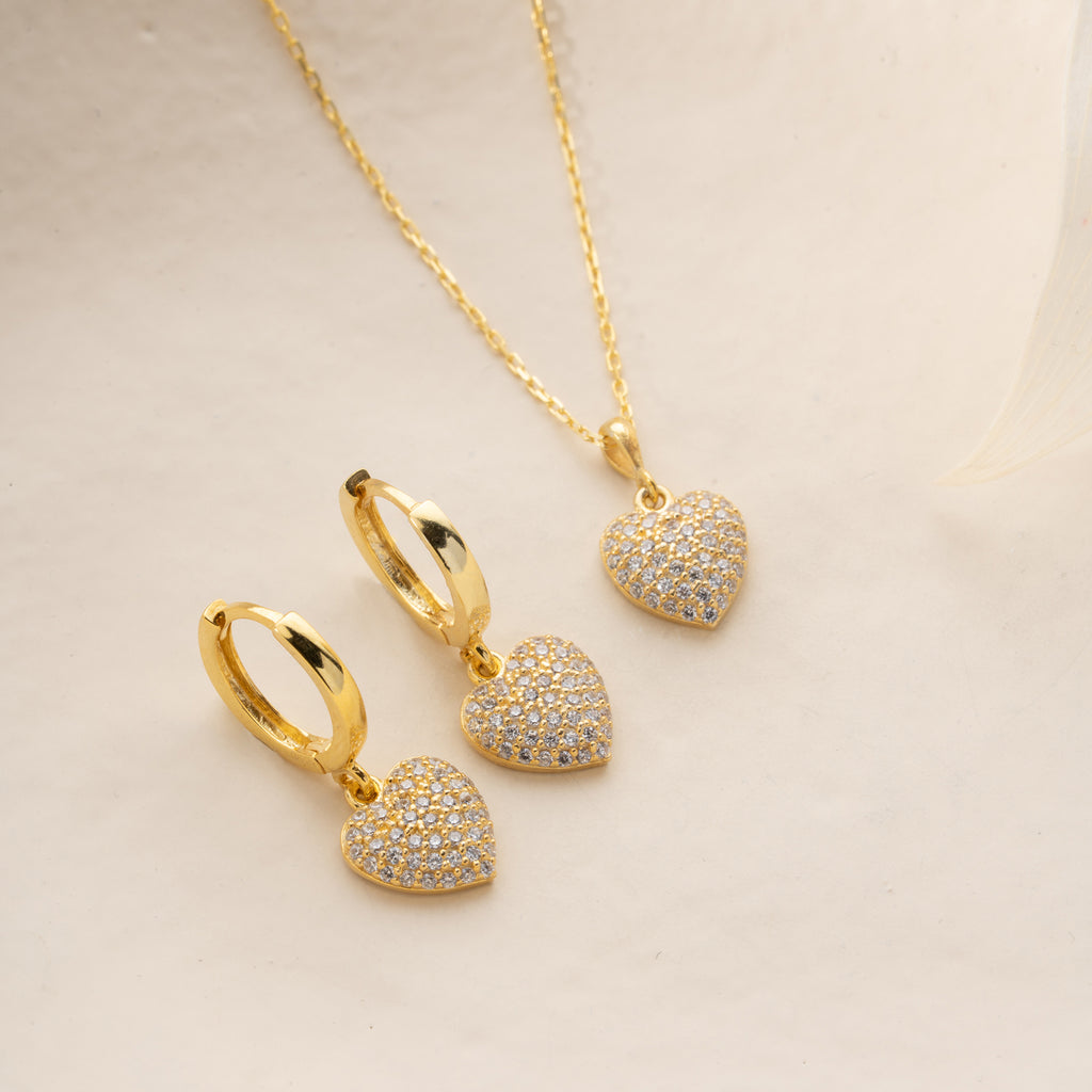 HJÄRTA-SET | 925 SILVER