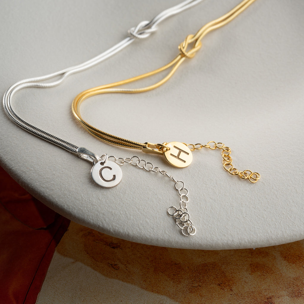 PAR INIFINITY INITIALPLATTAR | 925 SILVER