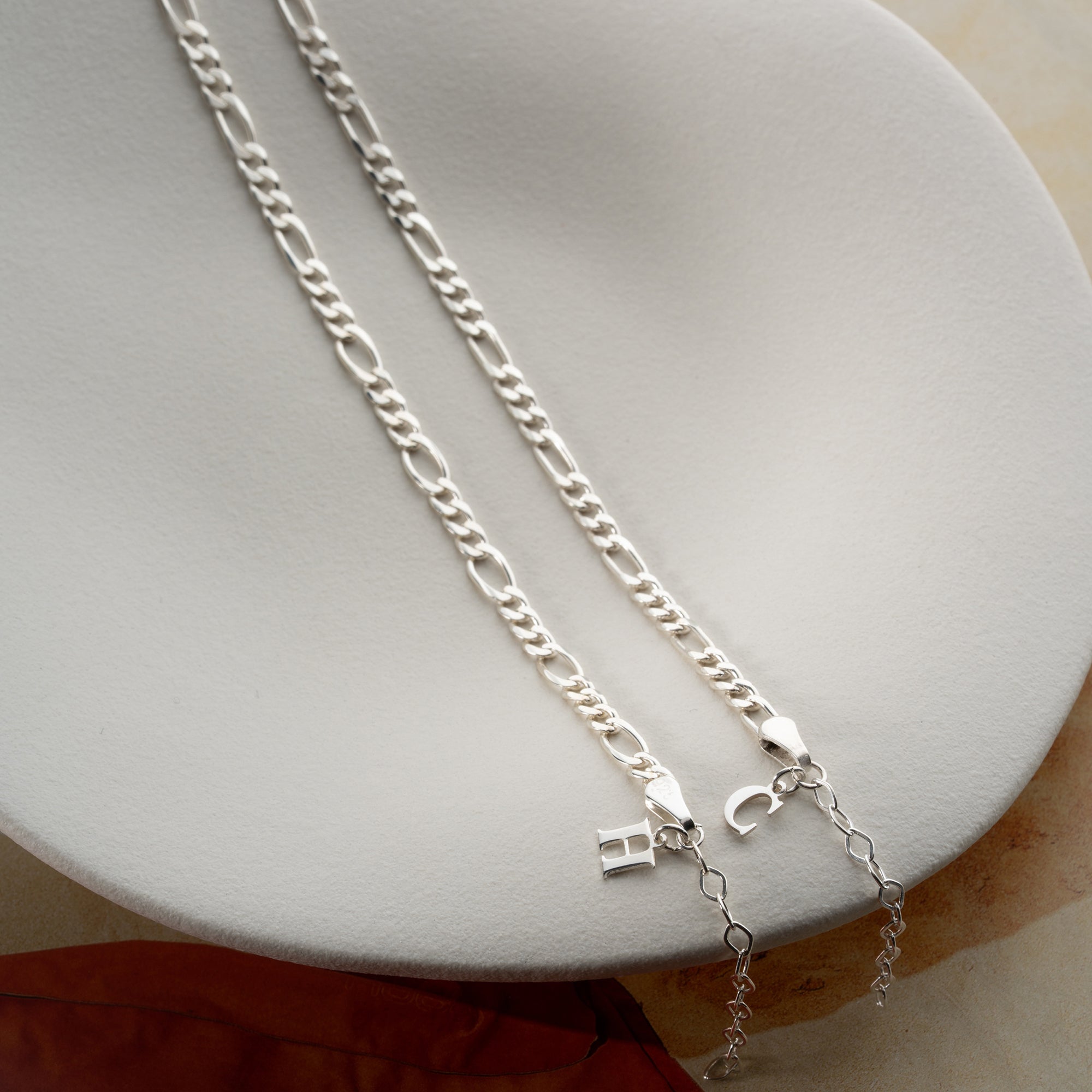 FIGARO BOKSTÄVER BASIC PARTNERARMBAND | 925 SILVER