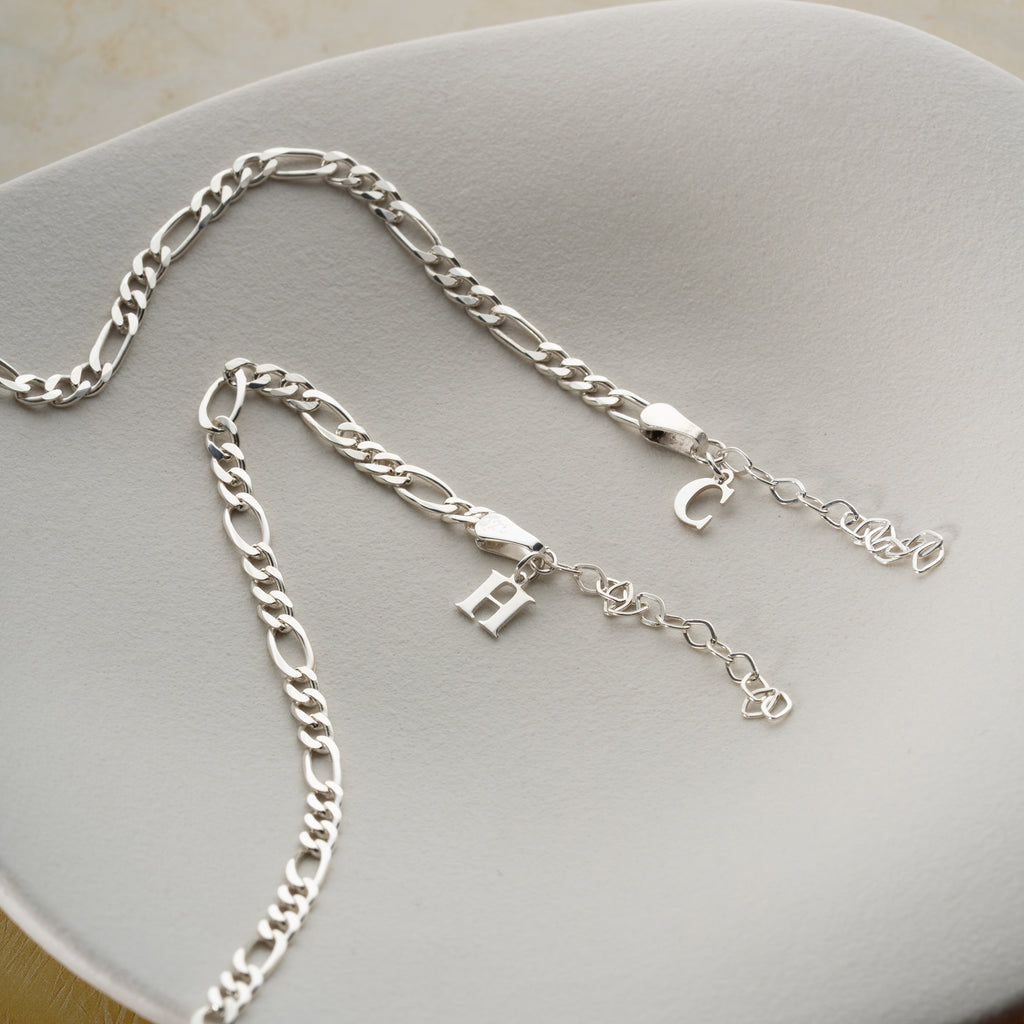 FIGARO BOKSTÄVER BASIC PARTNERARMBAND | 925 SILVER