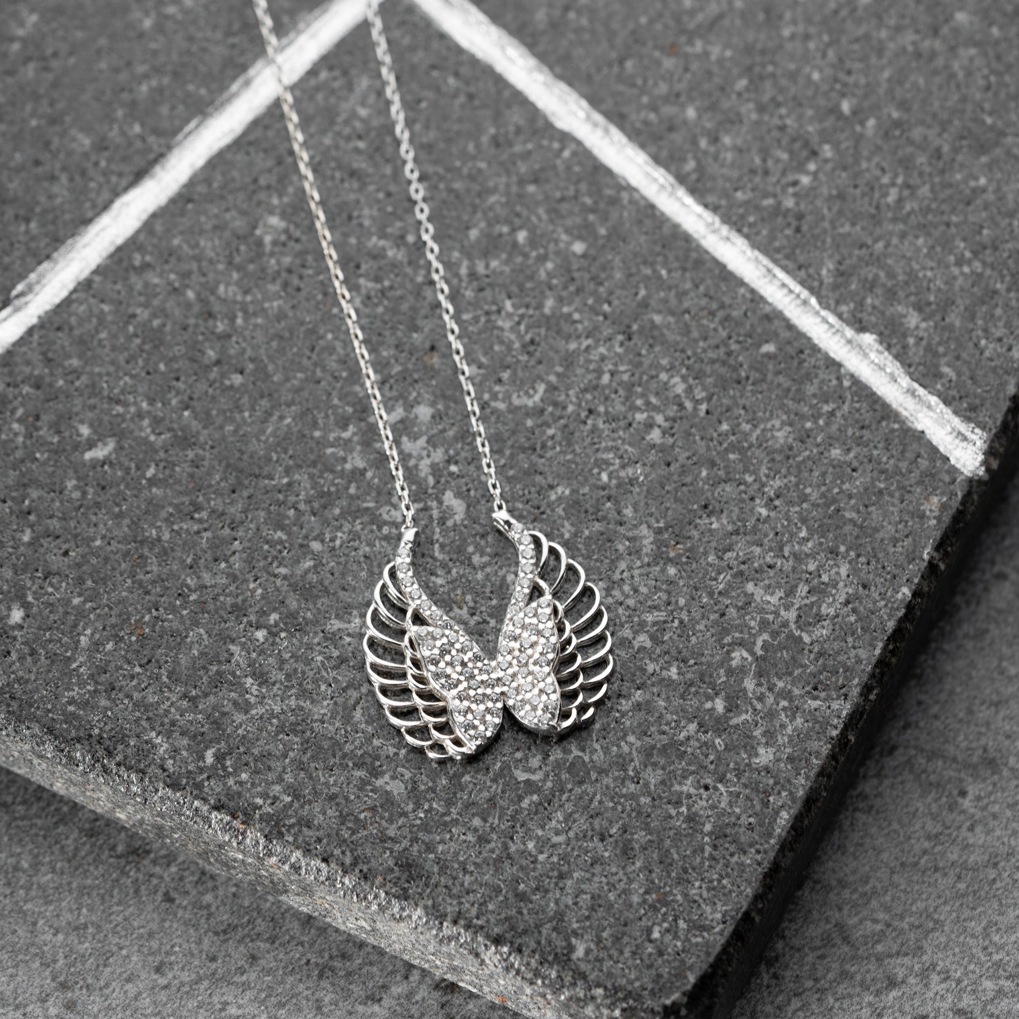 ÄNGELVINGELHALSBAND | 925 SILVER