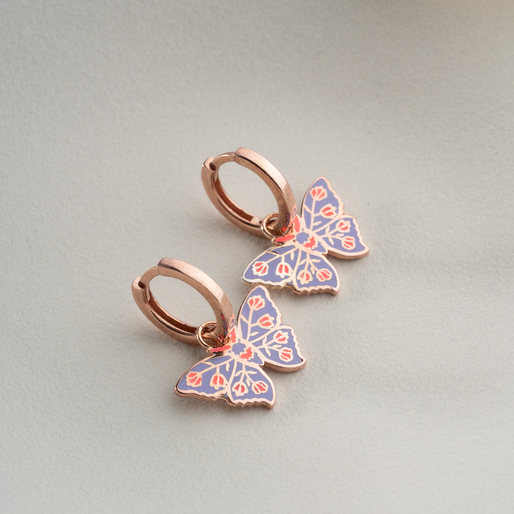 BARN FJÄRILSÖRHÄNGEN | 925 SILVER