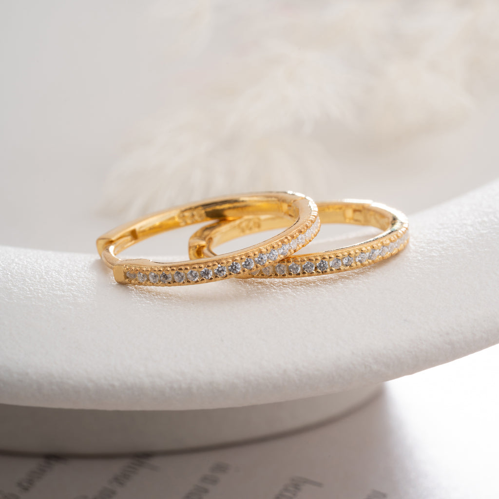 ARIANA ZIRKONIA ÖRONHÄNGAR | 925 SILVER