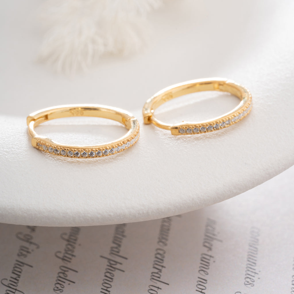 ARIANA ZIRKONIA ÖRONHÄNGAR | 925 SILVER