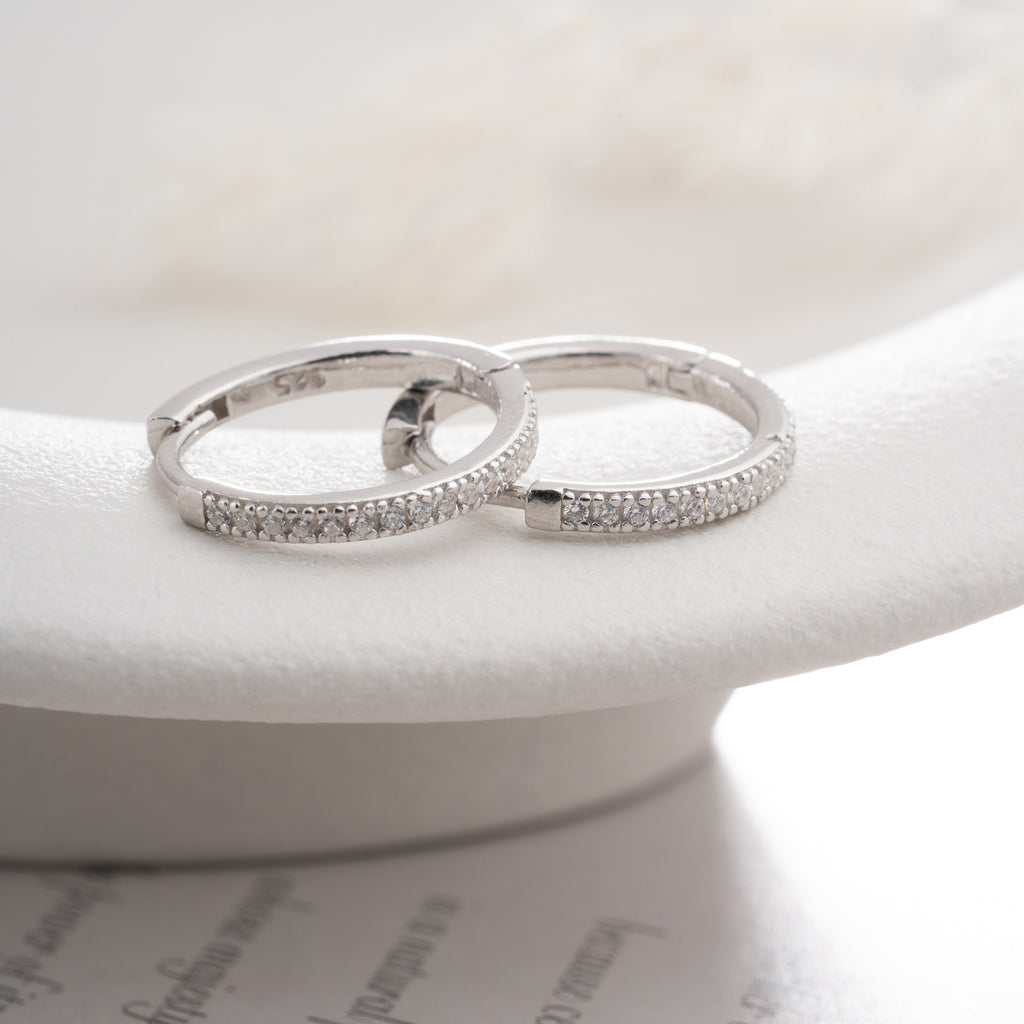 ARIANA ZIRKONIA ÖRONHÄNGAR | 925 SILVER