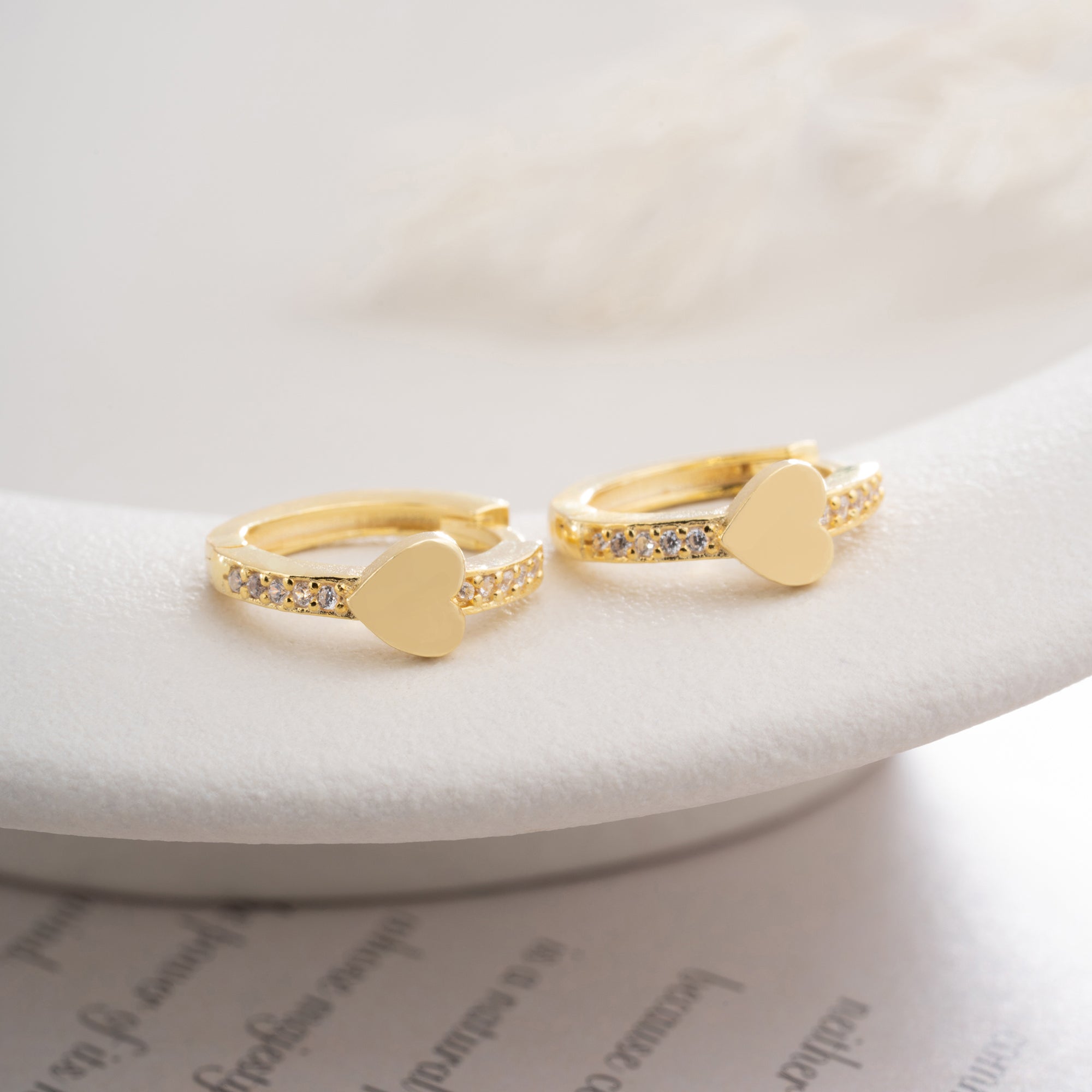 MAYA HJÄRTA ÖRHÄNGEN | 925 SILVER