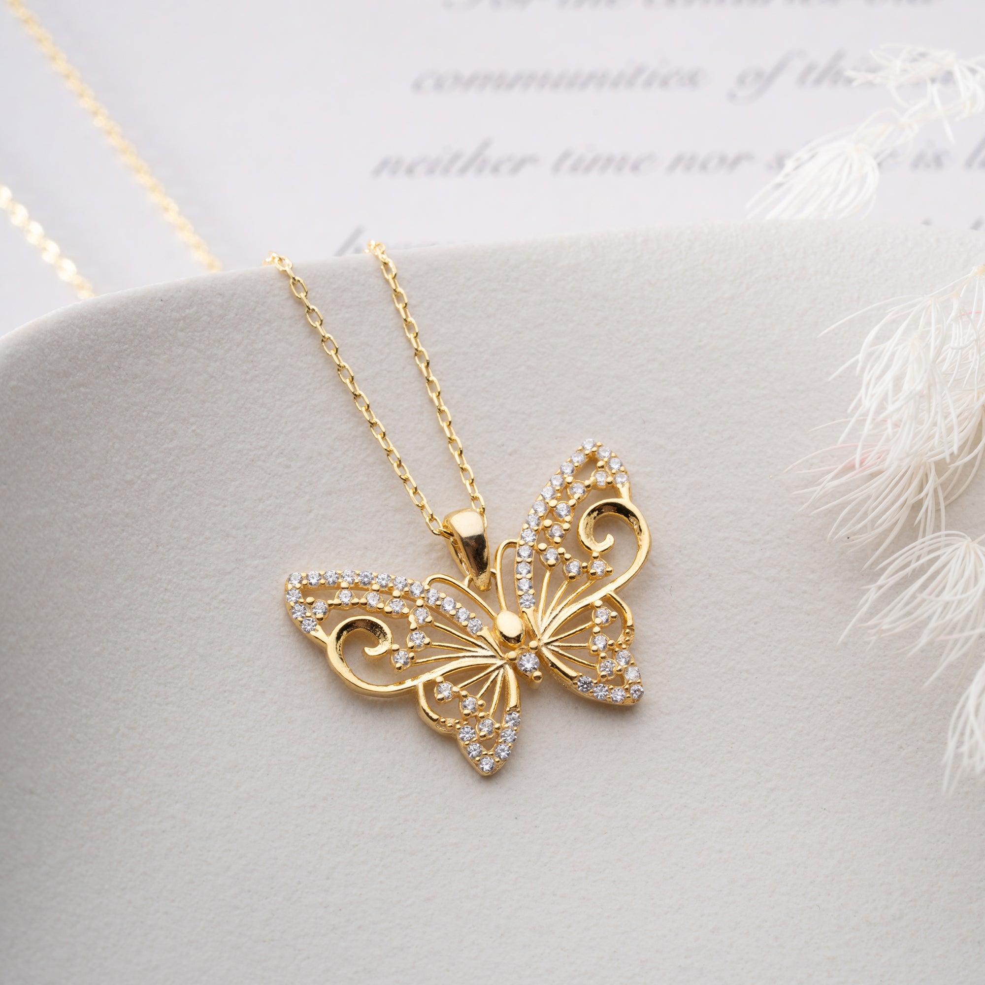 FIN FJÄRIL KRAGE | 925 SILVER 