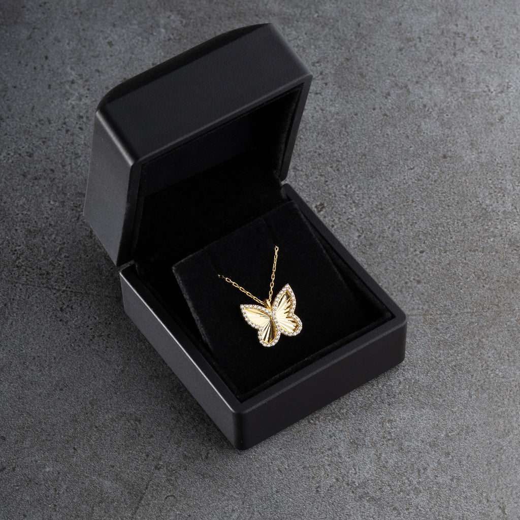 FJÄRILSGLANS KRAGE | 925 SILVER