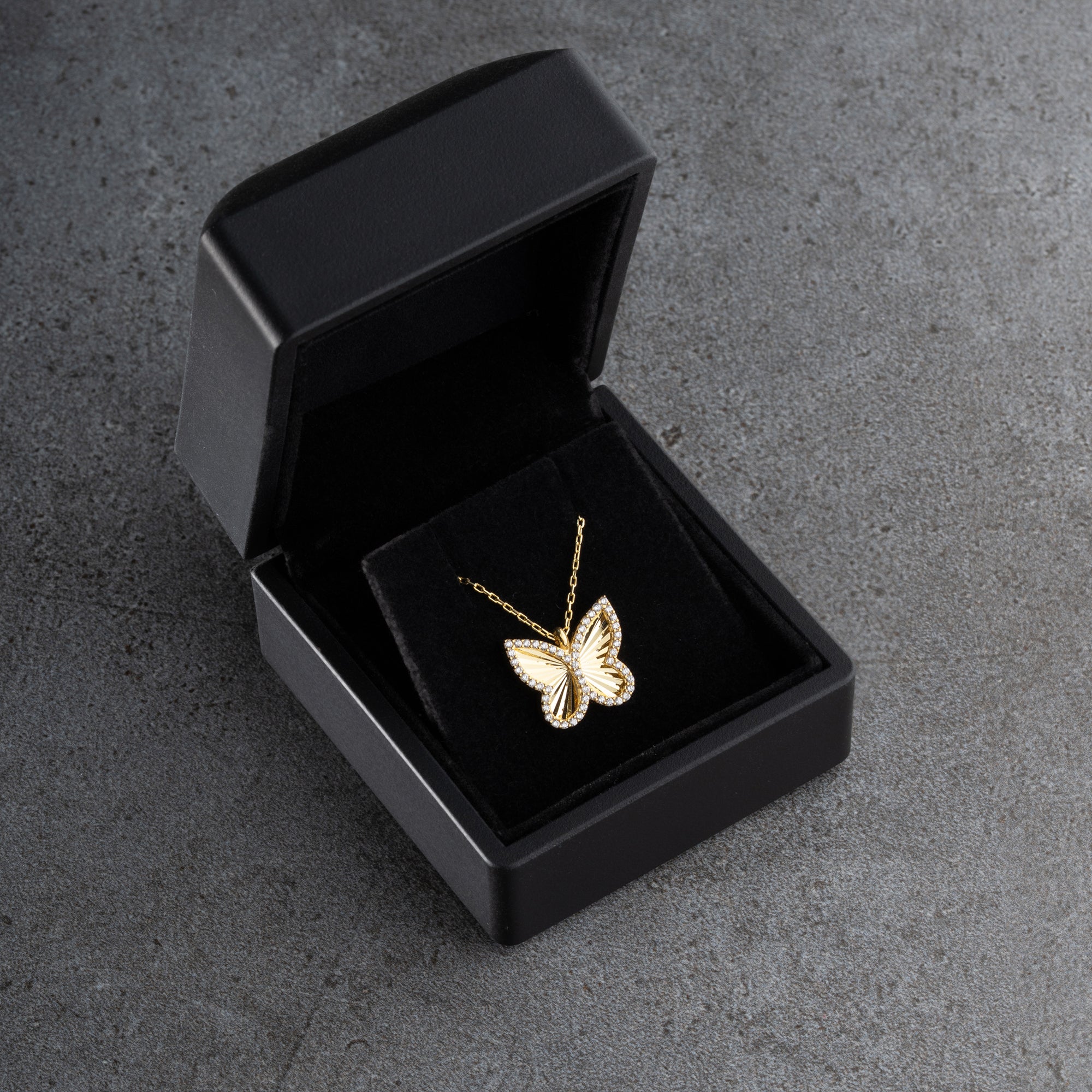 FJÄRILSGLANS KRAGE | 925 SILVER