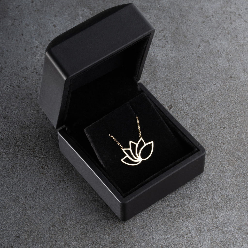 ENKEL LOTUSHALSBAND | 925 SILVER