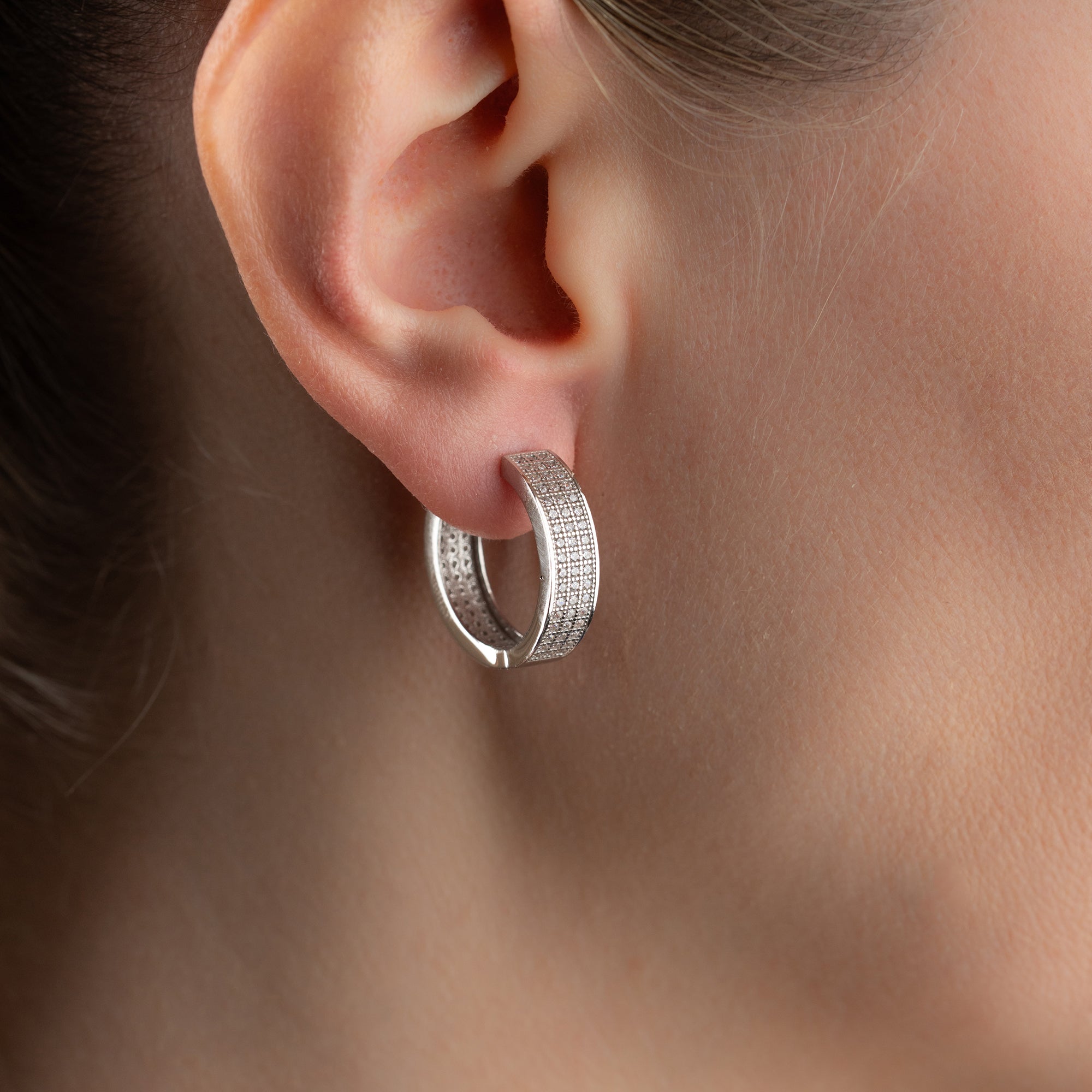 RHEA ÖRHÄNGEN | 925 SILVER