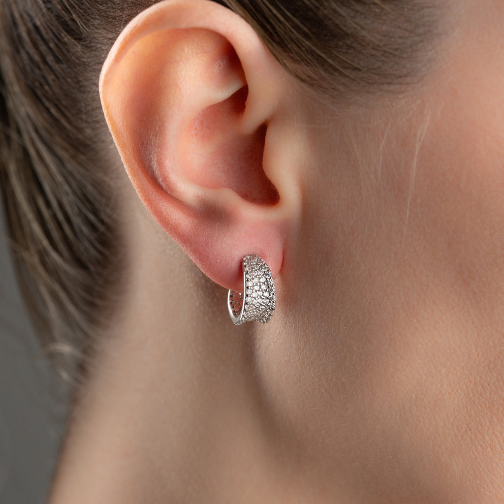 LEDA ÖRHÄNGEN | 925 SILVER