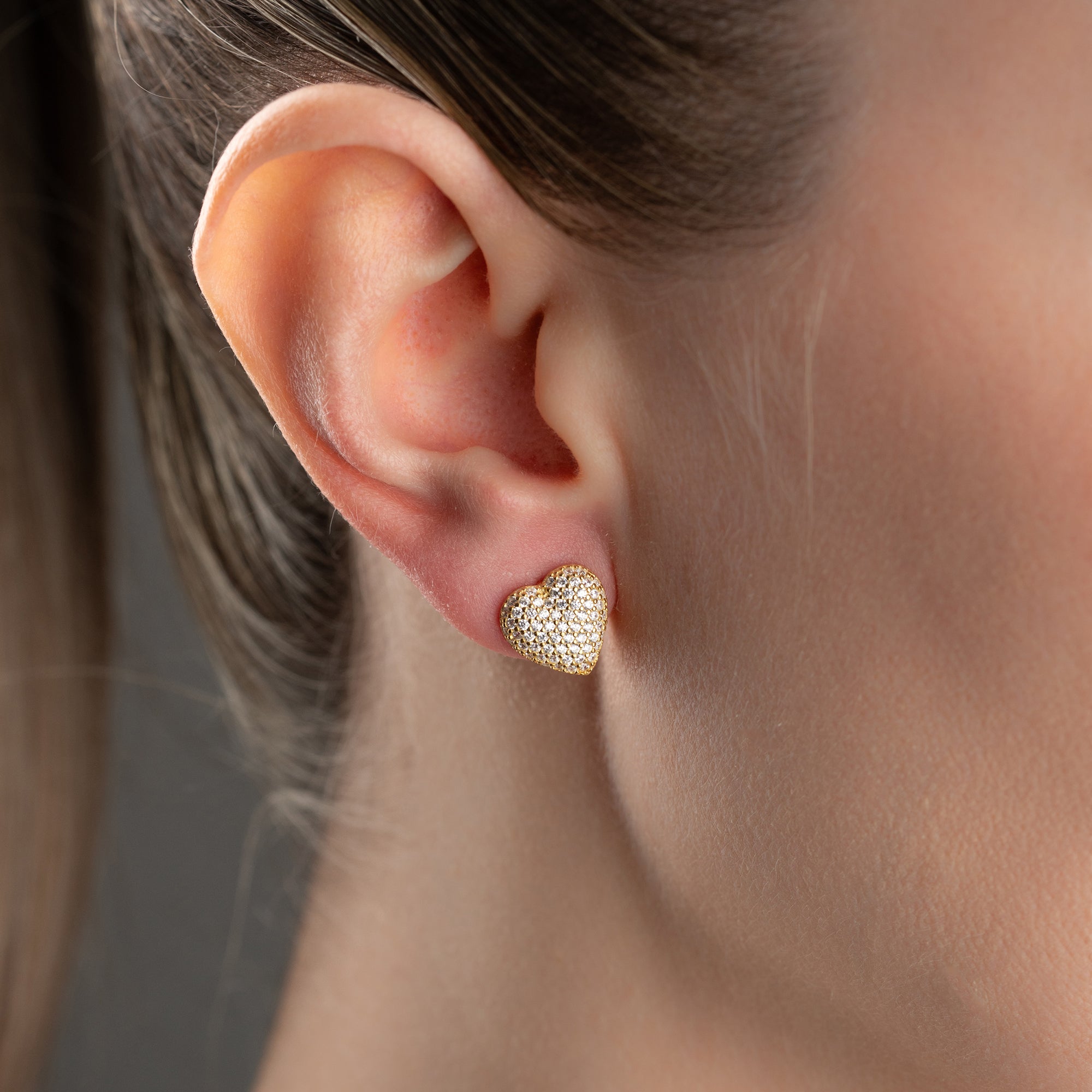 MIA HJÄRTA ÖRHÄNGEN | 925 SILVER