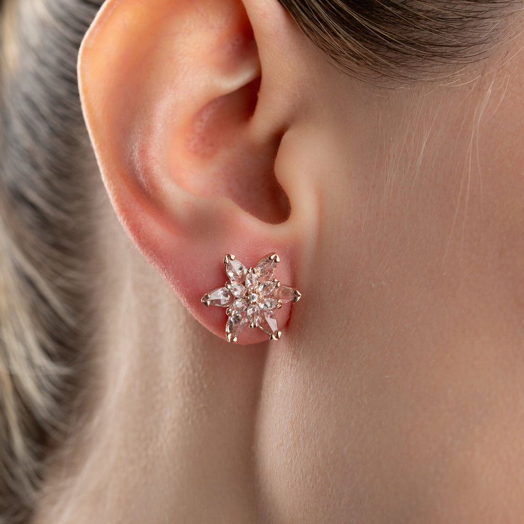 PHOEBE LOTUS ÖRHÄNGEN | 925 SILVER