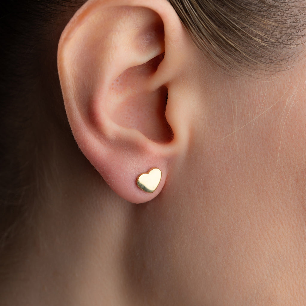 MINI HJÄRTA ÖRHÄNGEN | 925 SILVER