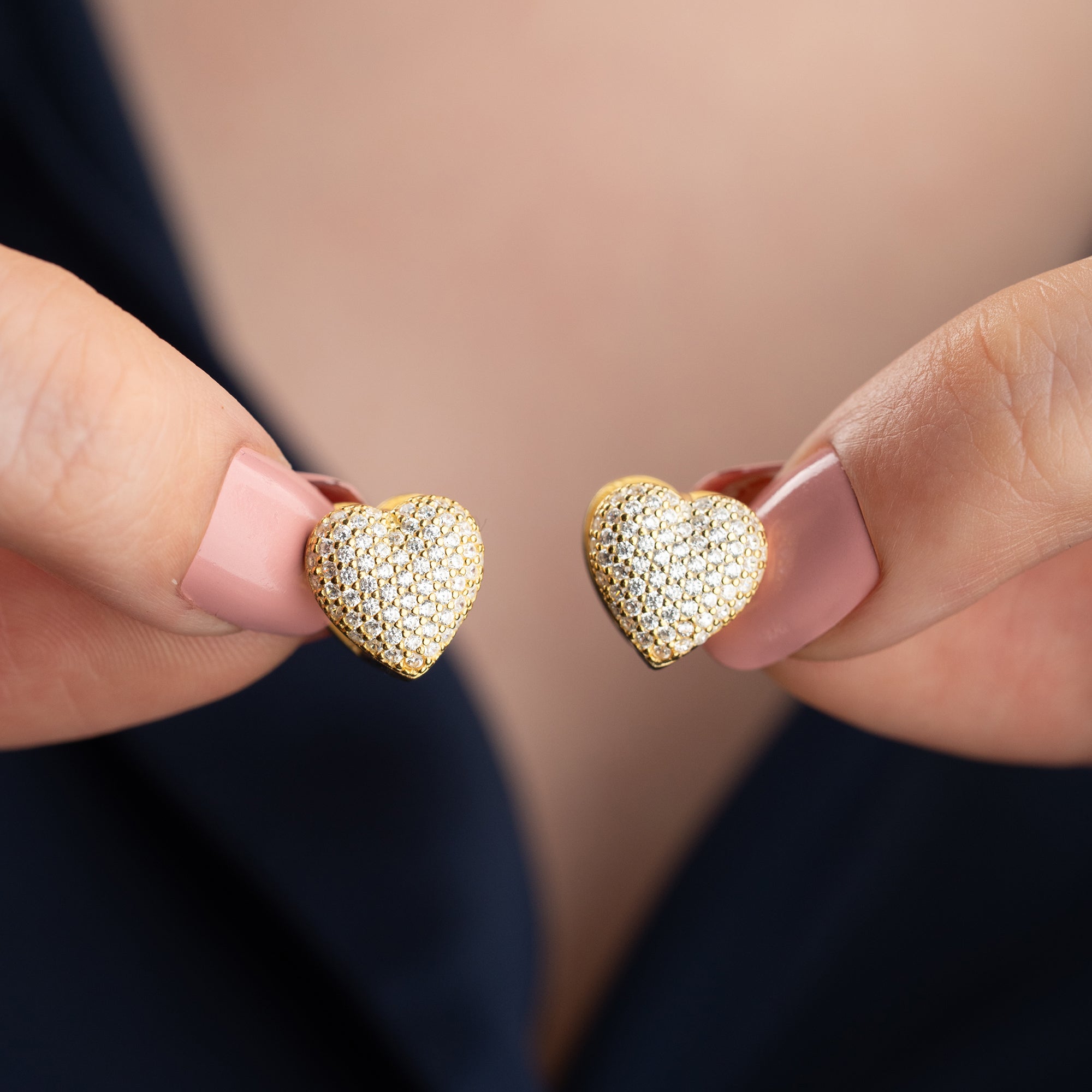 MIA HJÄRTA ÖRHÄNGEN | 925 SILVER