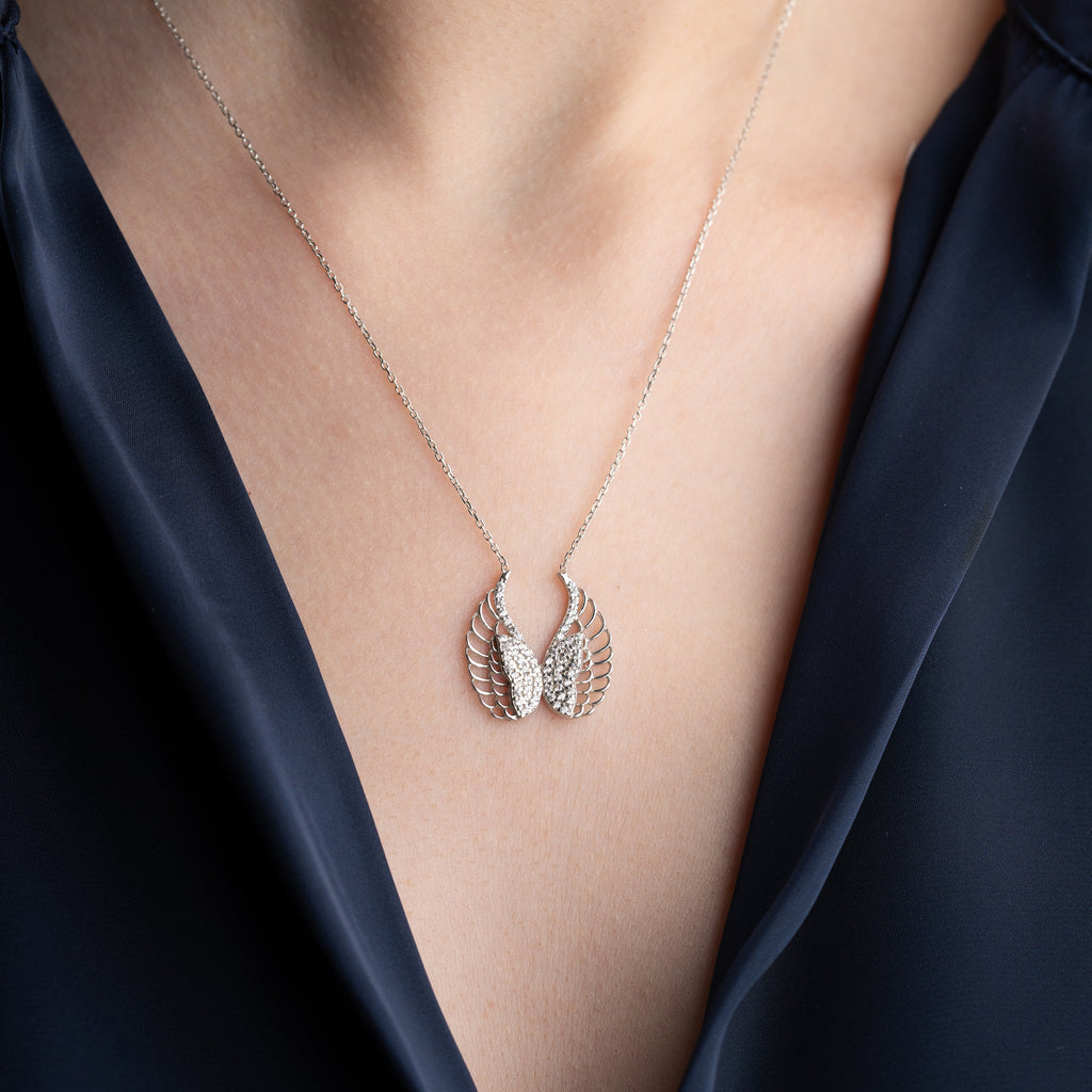 ÄNGELVINGELHALSBAND | 925 SILVER