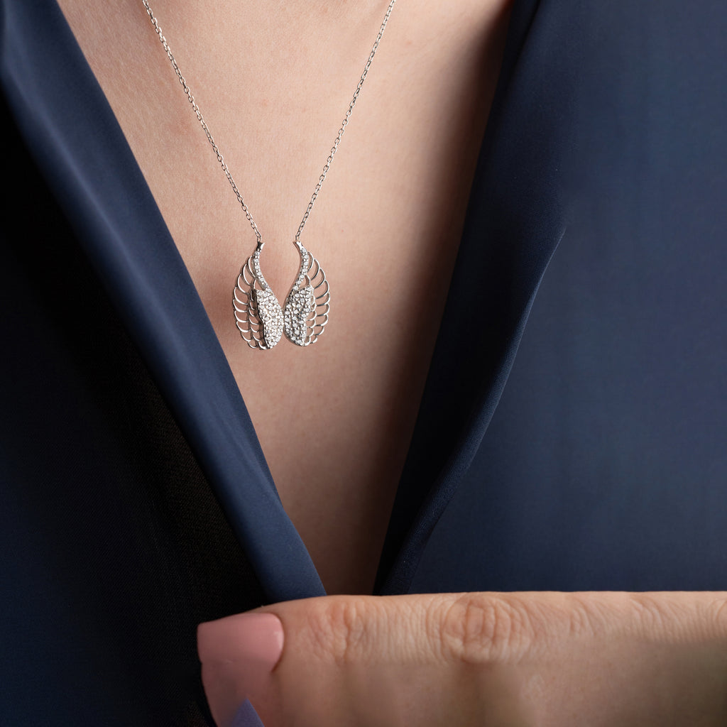 ÄNGELVINGELHALSBAND | 925 SILVER