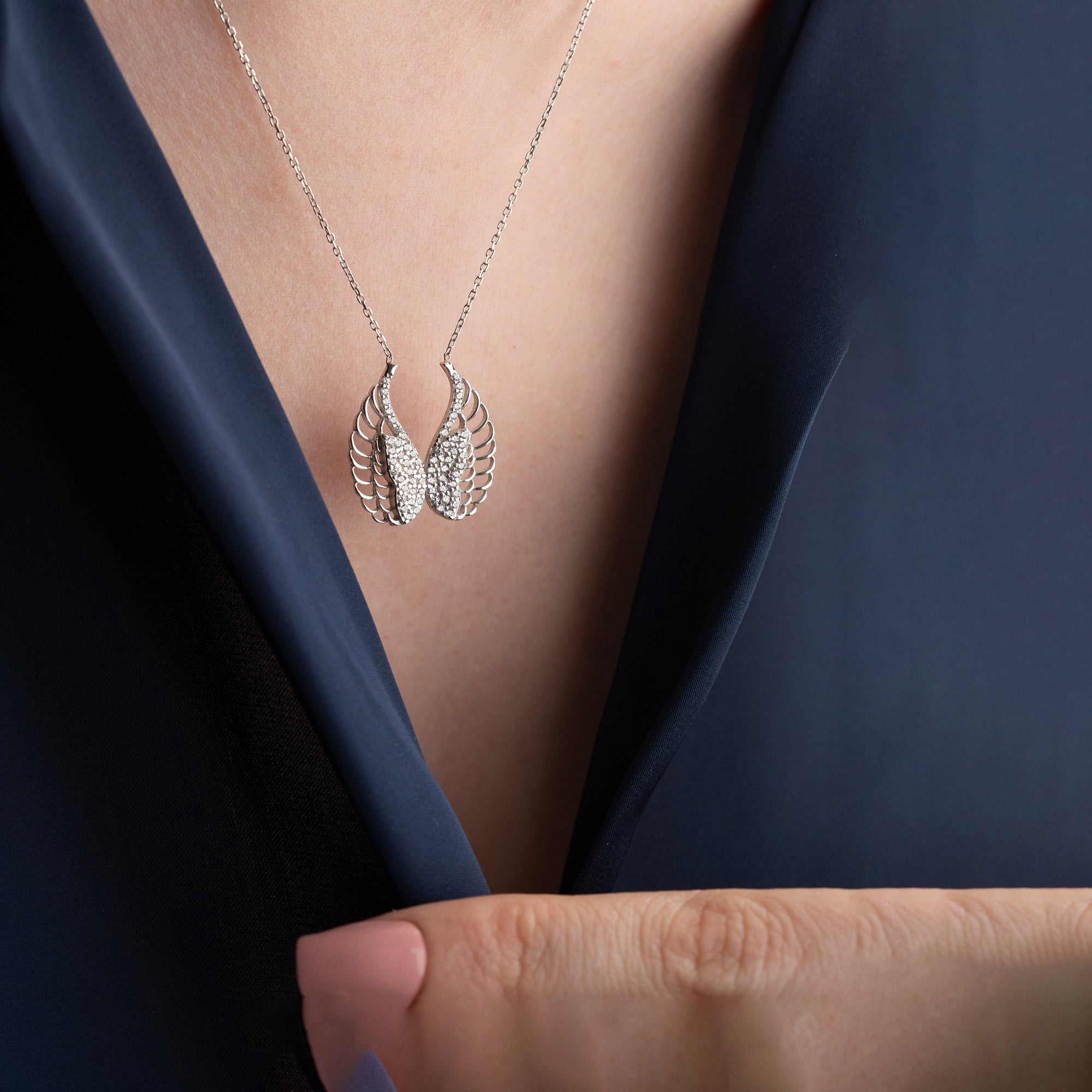 ÄNGELVINGELHALSBAND | 925 SILVER