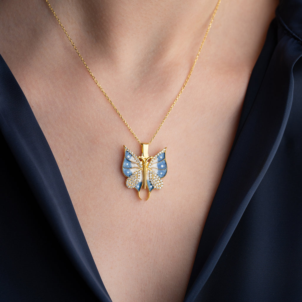 KRAGE MED VILGGRAVER | 925 SILVER