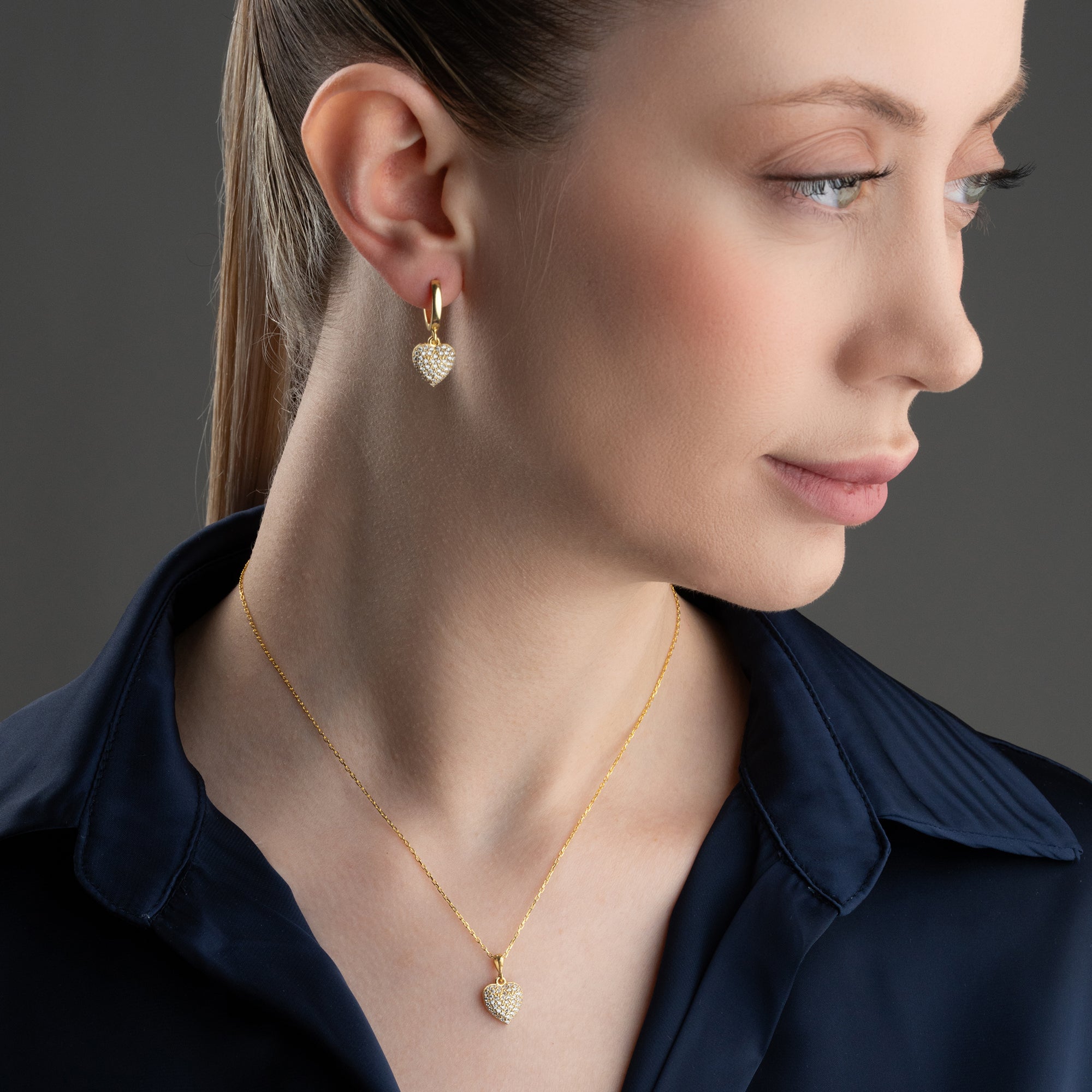 HJÄRTA-SET | 925 SILVER