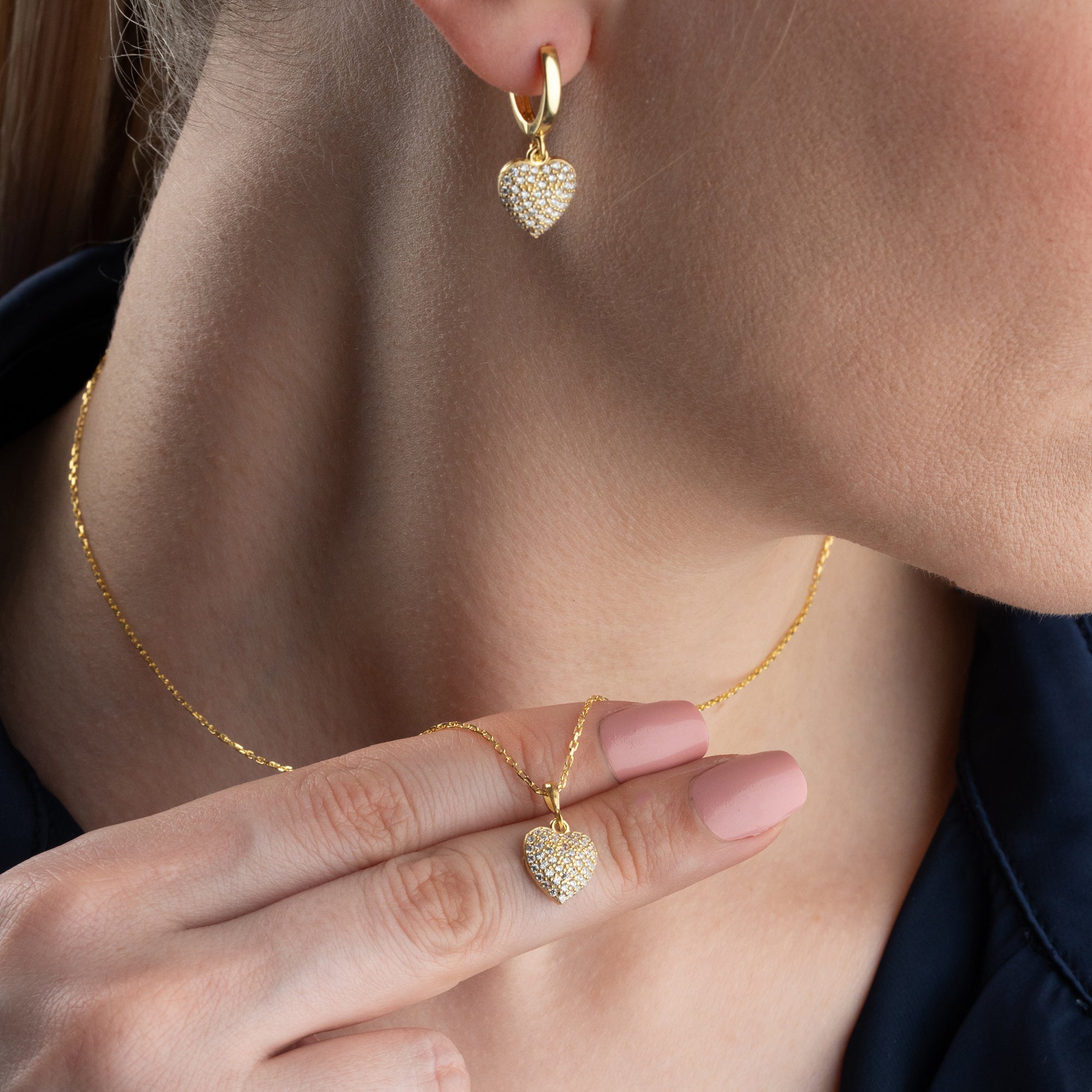 HJÄRTA-SET | 925 SILVER