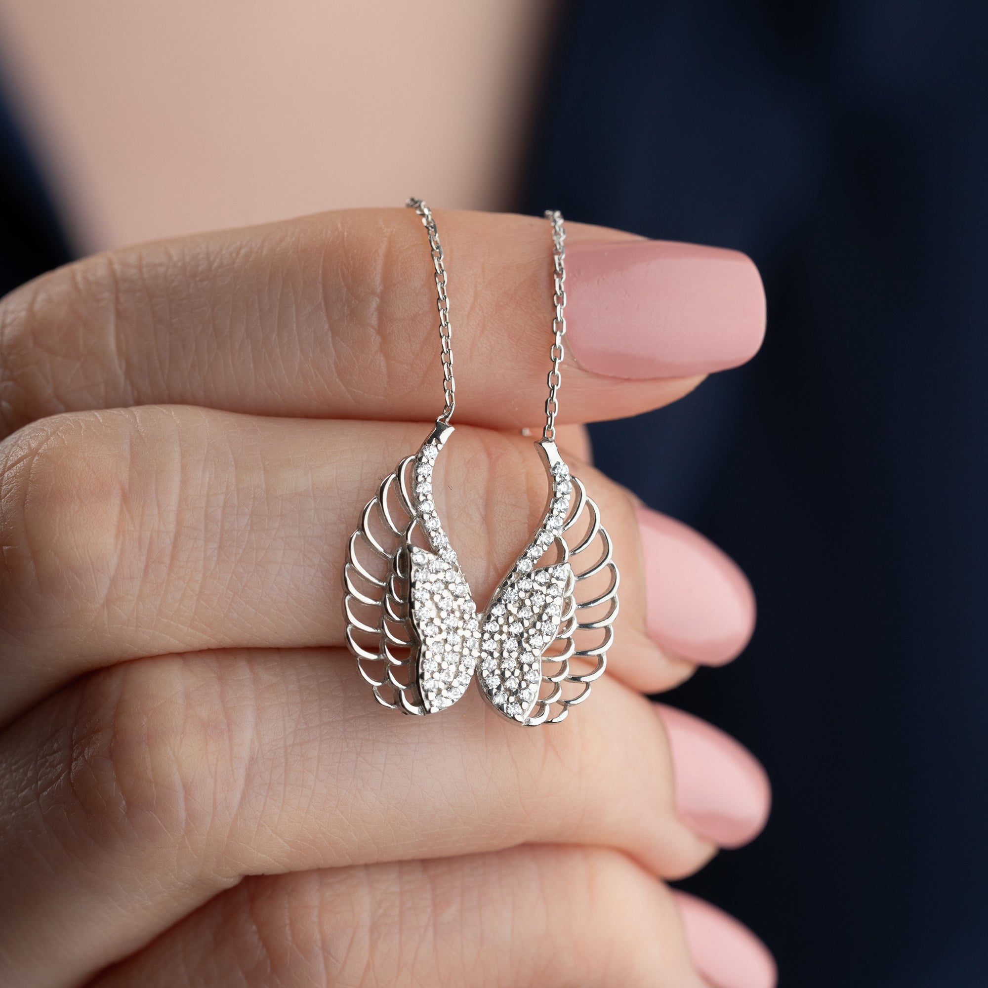 ÄNGELVINGELHALSBAND | 925 SILVER