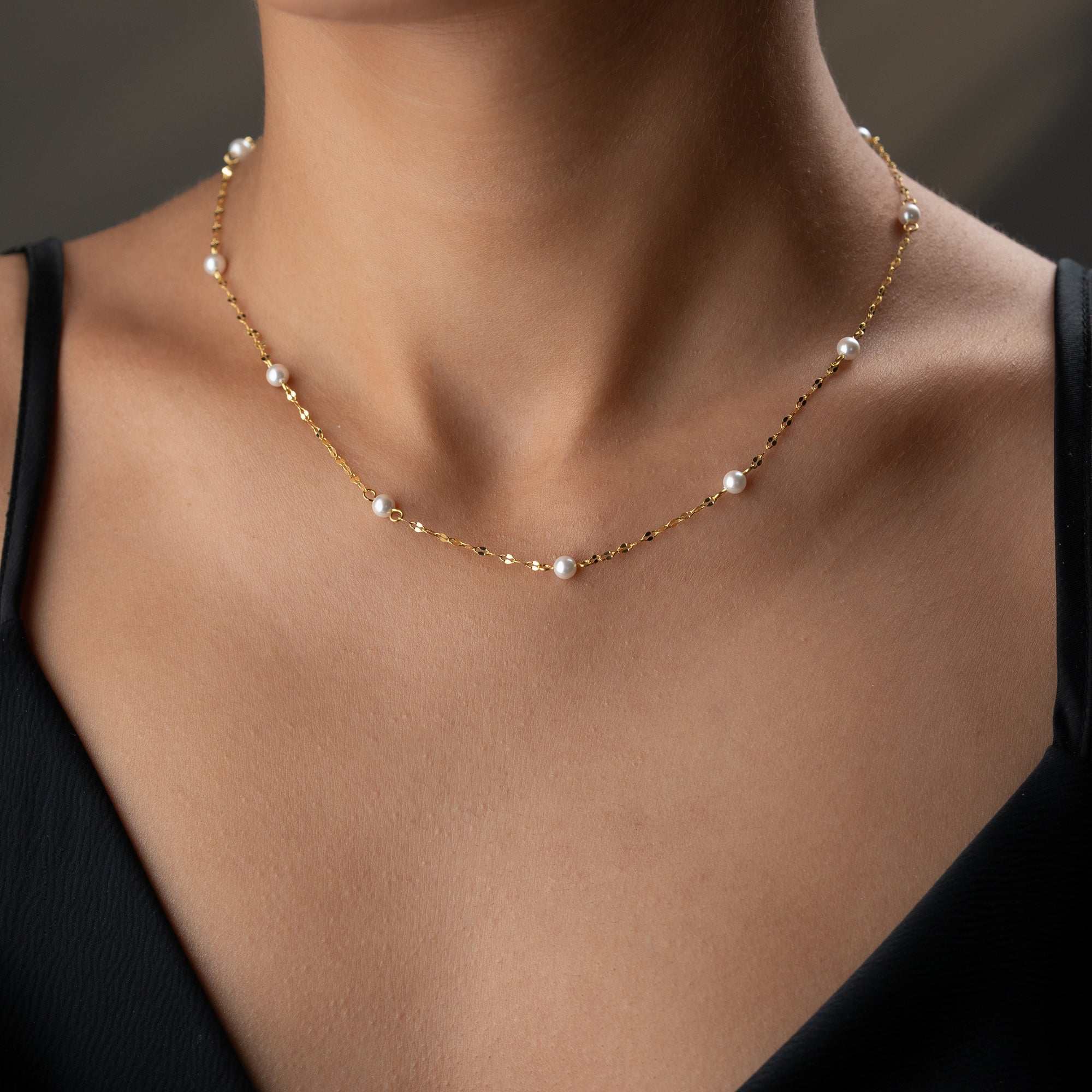 HALSBAND MED FLERA PÄRLOR | 925 SILVER 