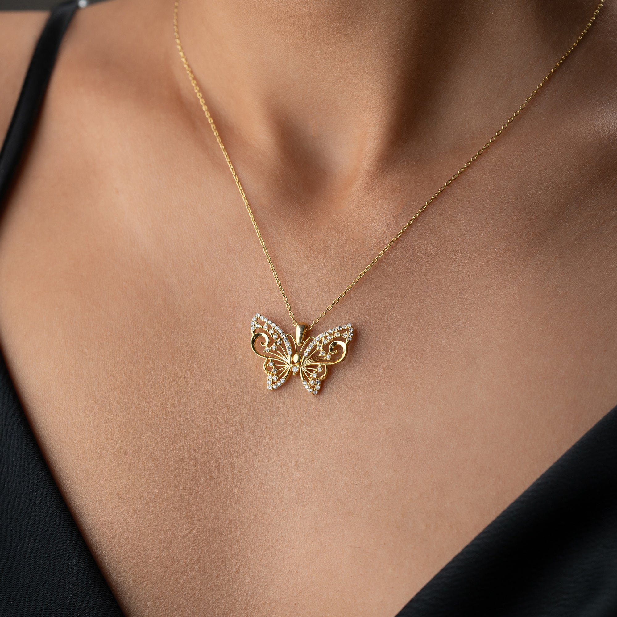 FIN FJÄRIL KRAGE | 925 SILVER 