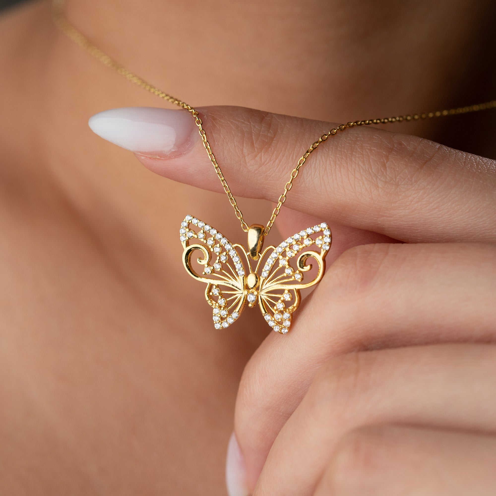 FIN FJÄRIL KRAGE | 925 SILVER 